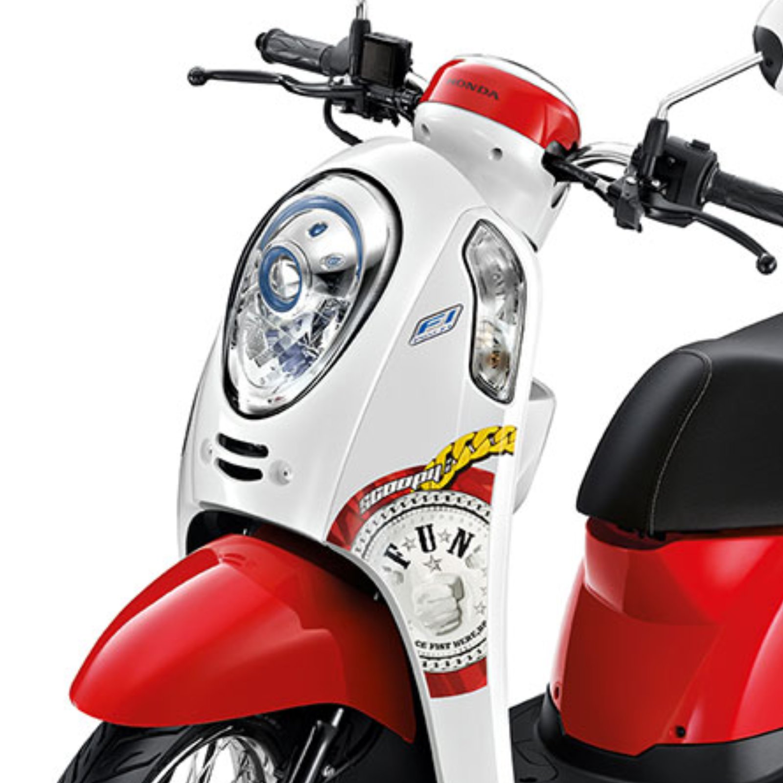 Exclusive Projector Headlight & Blue Ring ของ Honda Scoopy i รุ่น Active Boy ปี 2014