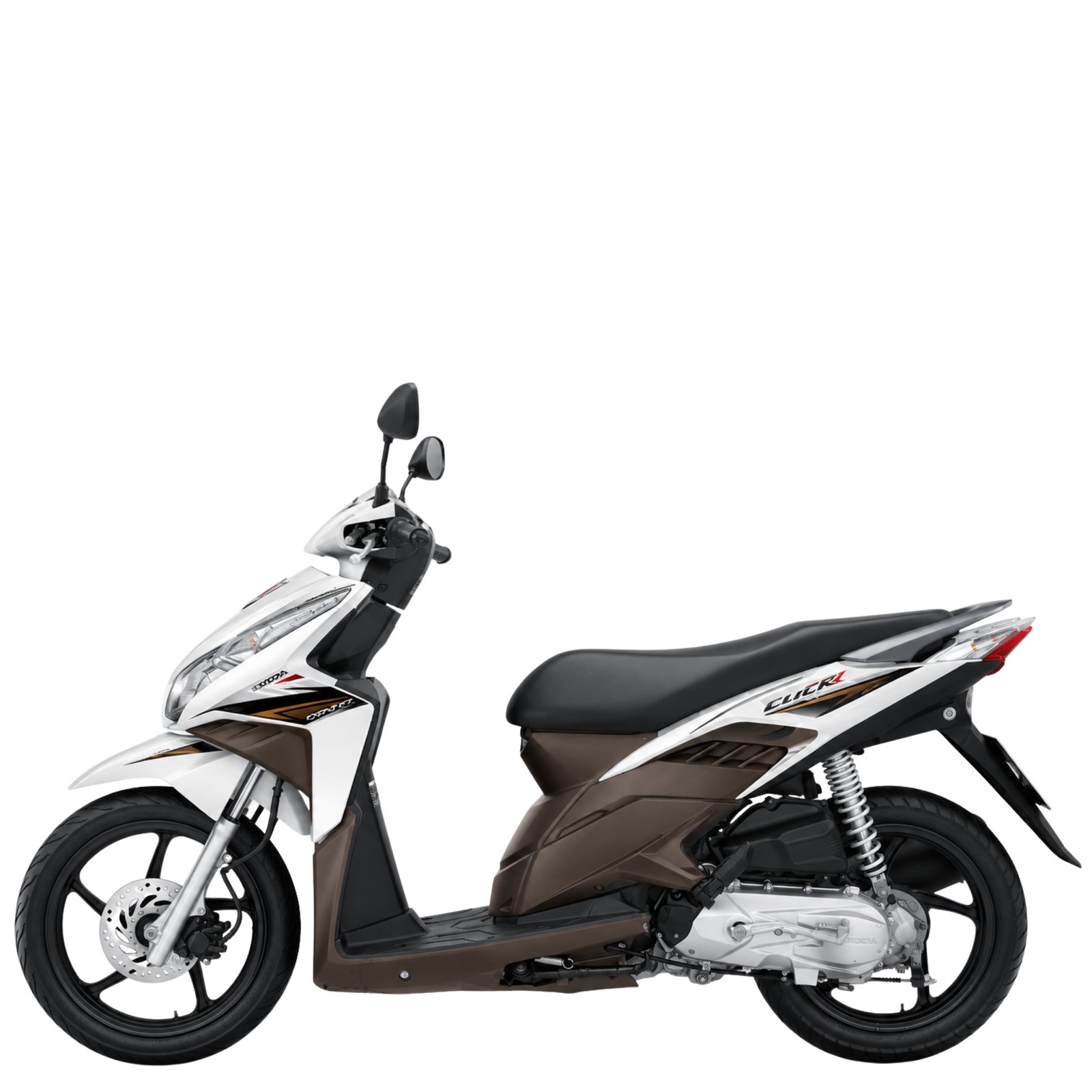 Honda Click 110i รุ่น Forward ปี 2010 สีขาวน้ำตาล