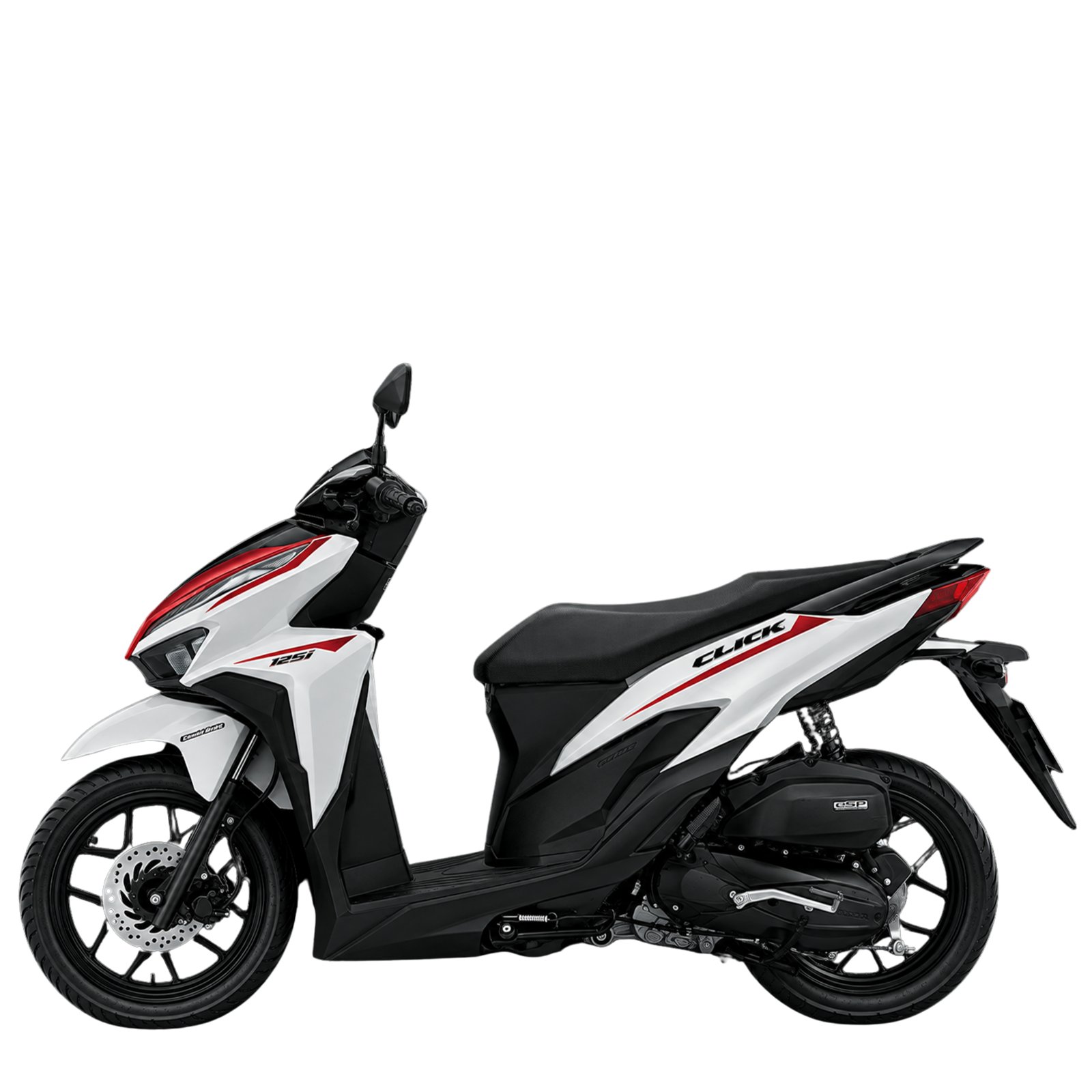Honda-Click-125i-2019-ล้อแม็ก-Cast-ขาว-ดำ