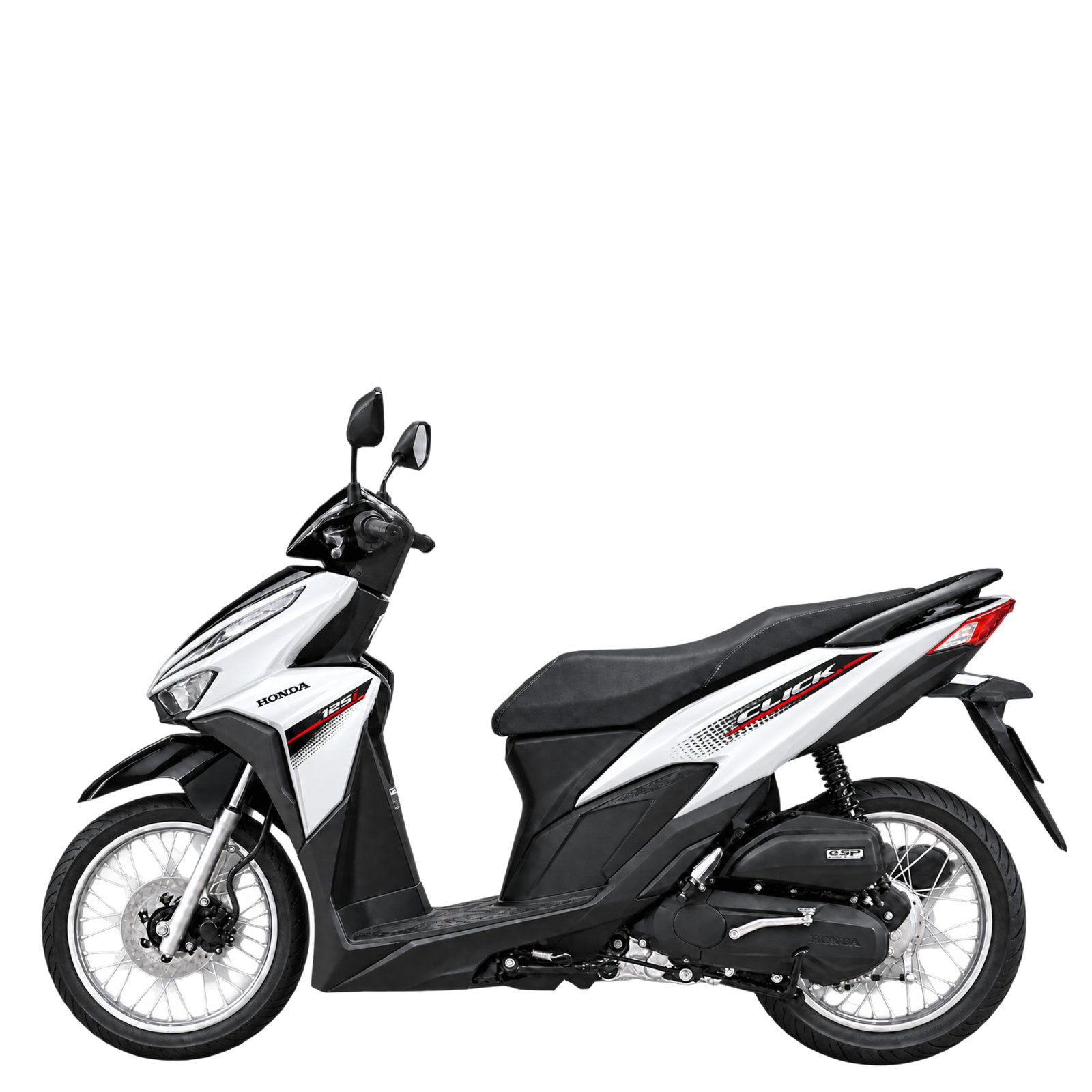 Honda-Click-125i-2020-รุ่นล้อซี่ลวด-สีขาว-ดำ