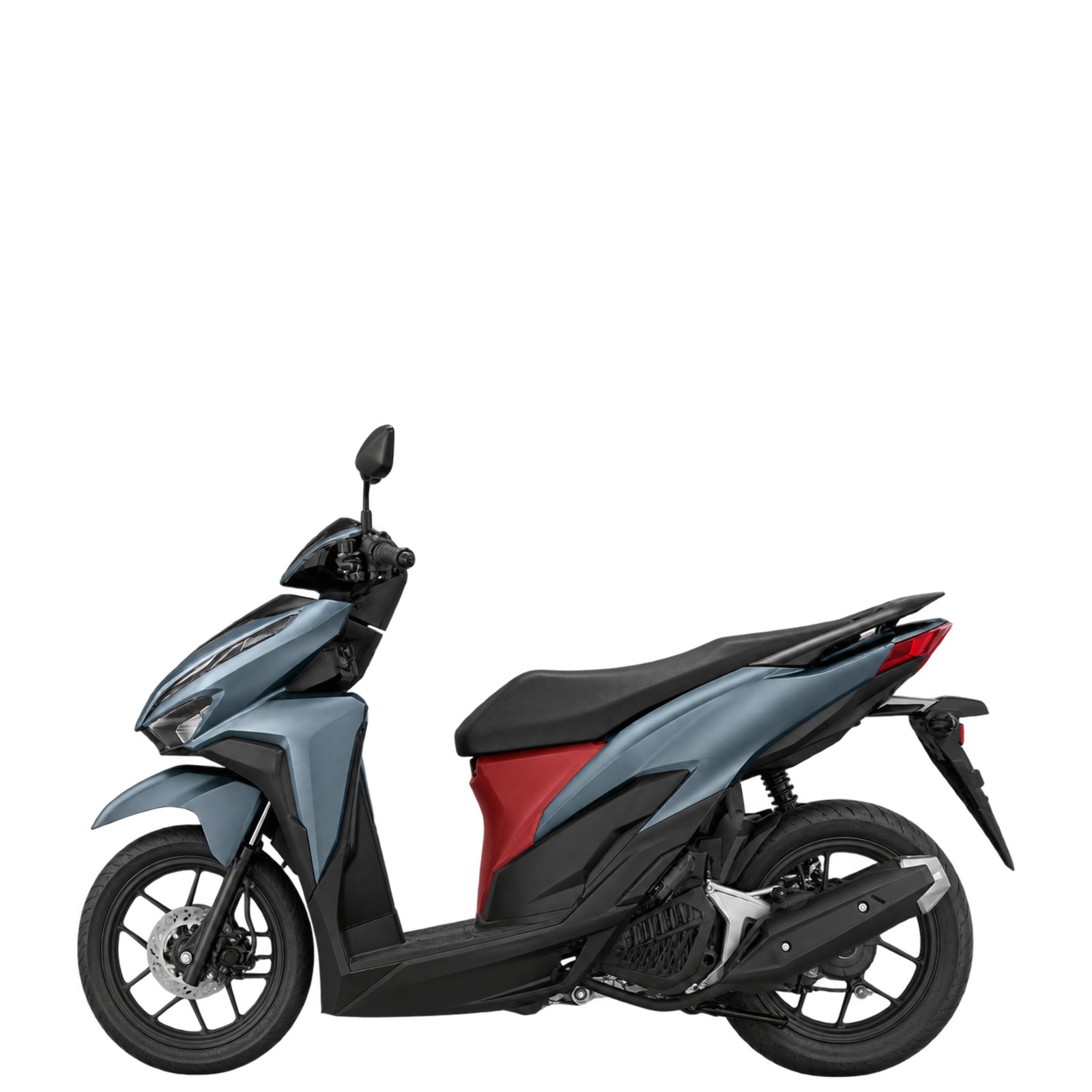 Honda-Click-125i-2022-รุ่นล้อแม็ก-สีเทา-แดง
