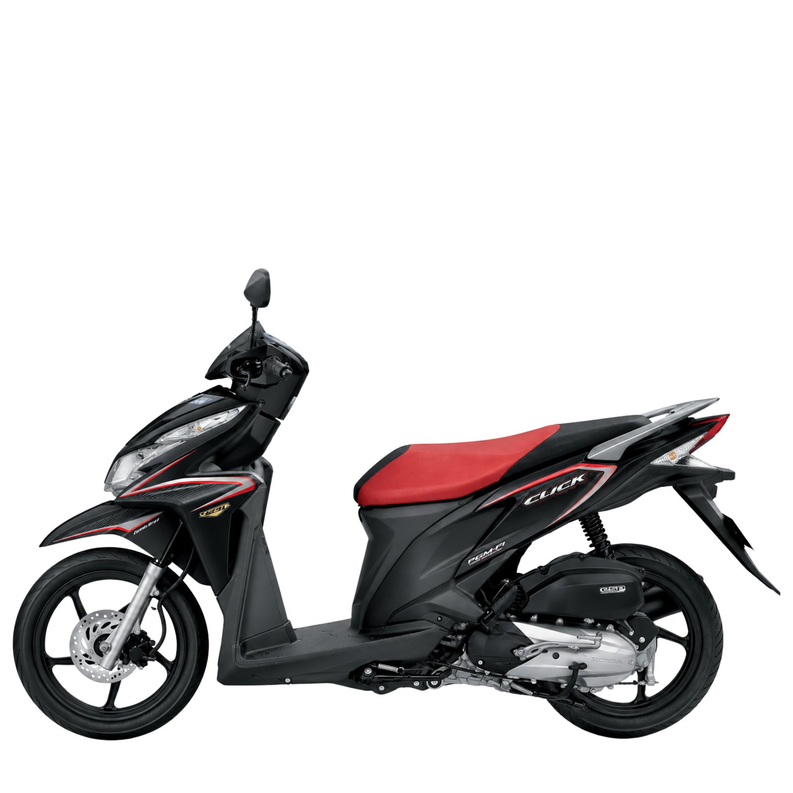 Honda Click 125i ปี 2012 รุ่น i Forward ล้อแม็ก สีดำแดง