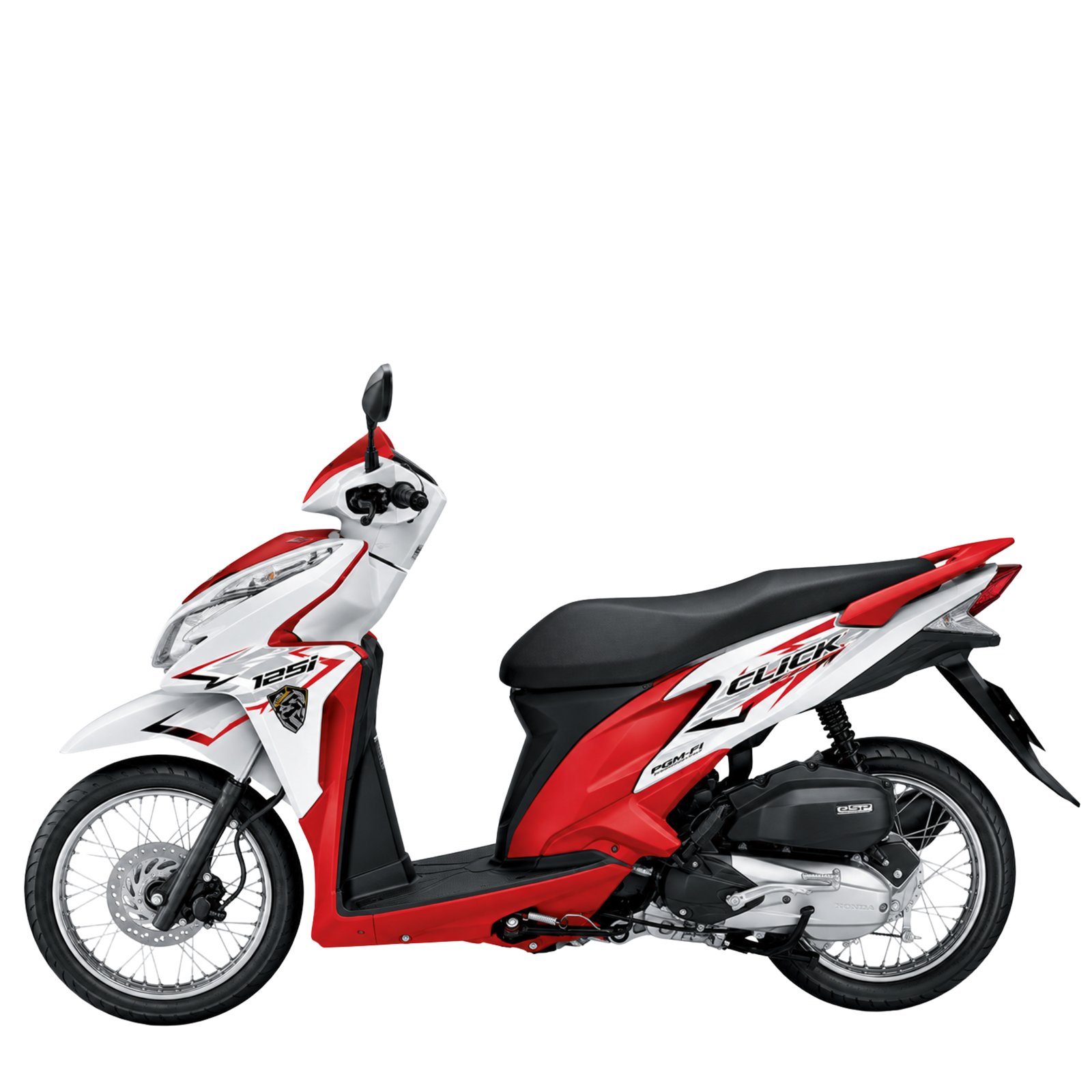 Honda Click 125i ปี 2012 รุ่น i Street ล้อซี่ลวด สีขาวแดง