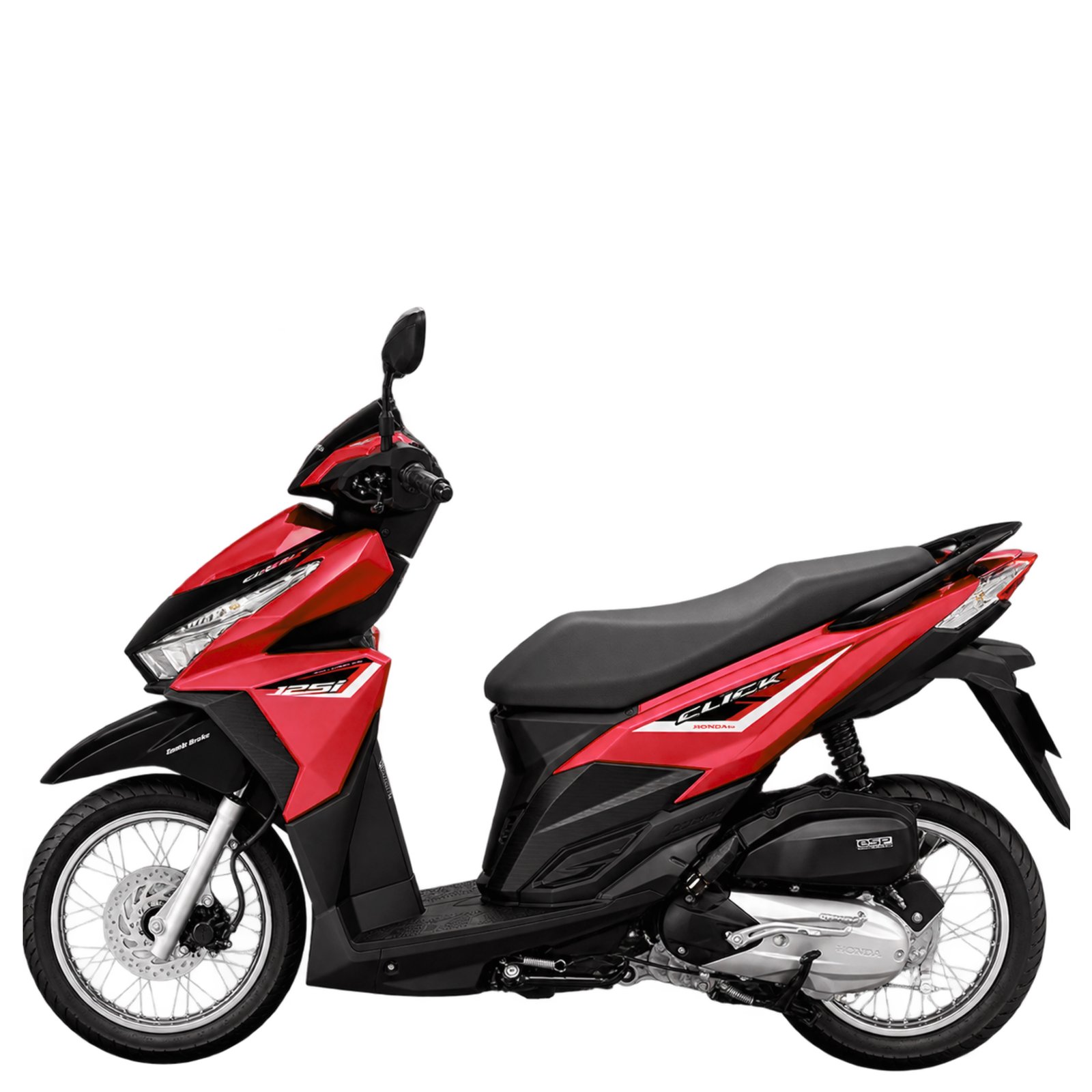 Honda Click 125i รุ่น Sport (Spoke) ล้อซี่ลวด ปี 2015 สีแดงดำ