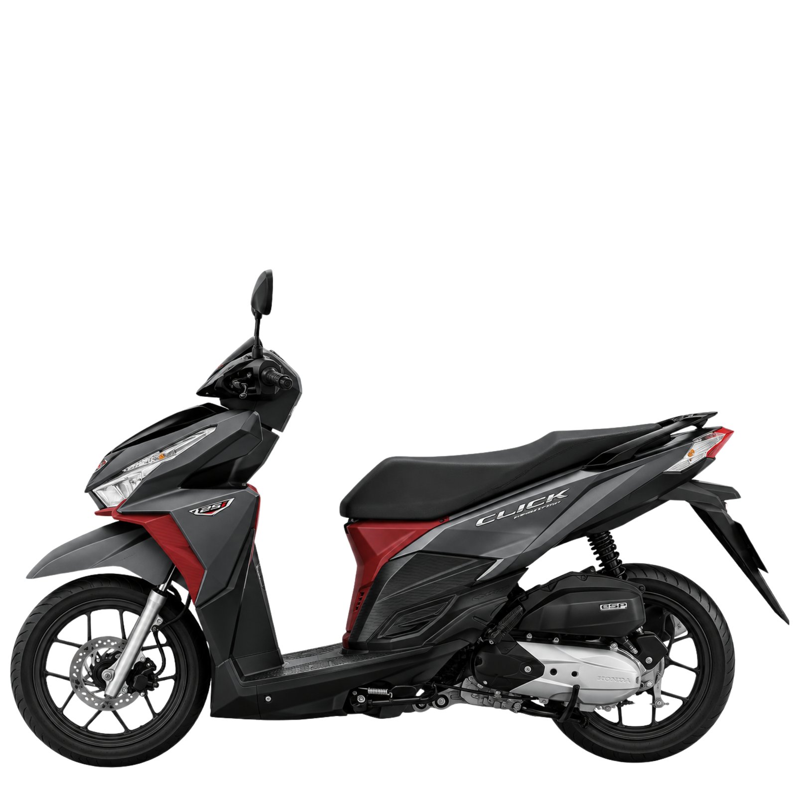 Honda Click 125i รุ่นล้อแม็ก ปี 2016 สีดำแดง