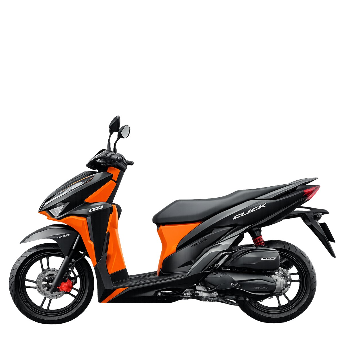 Honda-Click-150i-ปี-2019-รุ่นล้อแม็ก-สีดำ-ส้ม