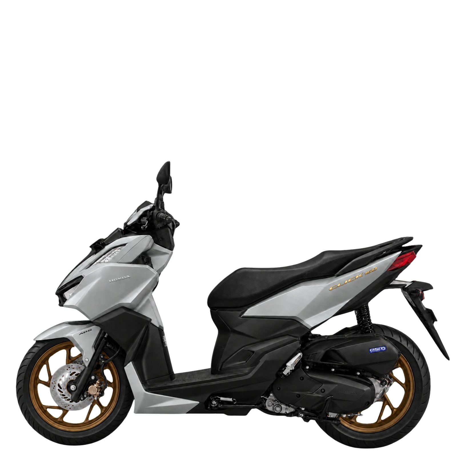 Honda-Click-160-2024-รุ่น-Standard-ABS-สีเทา-ดำ