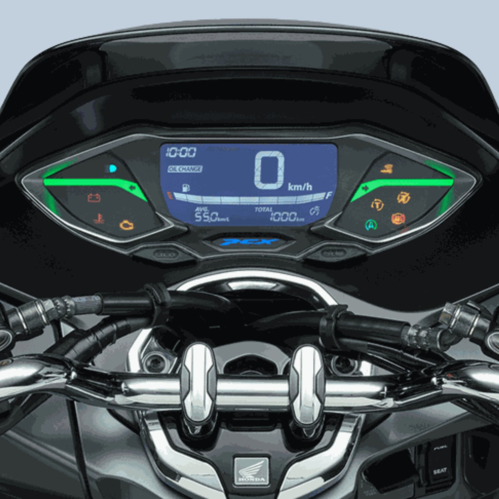 Honda PCX160 ปี 2022 รุ่น Standard ฟีเจอร์ Full Digital Speedometer