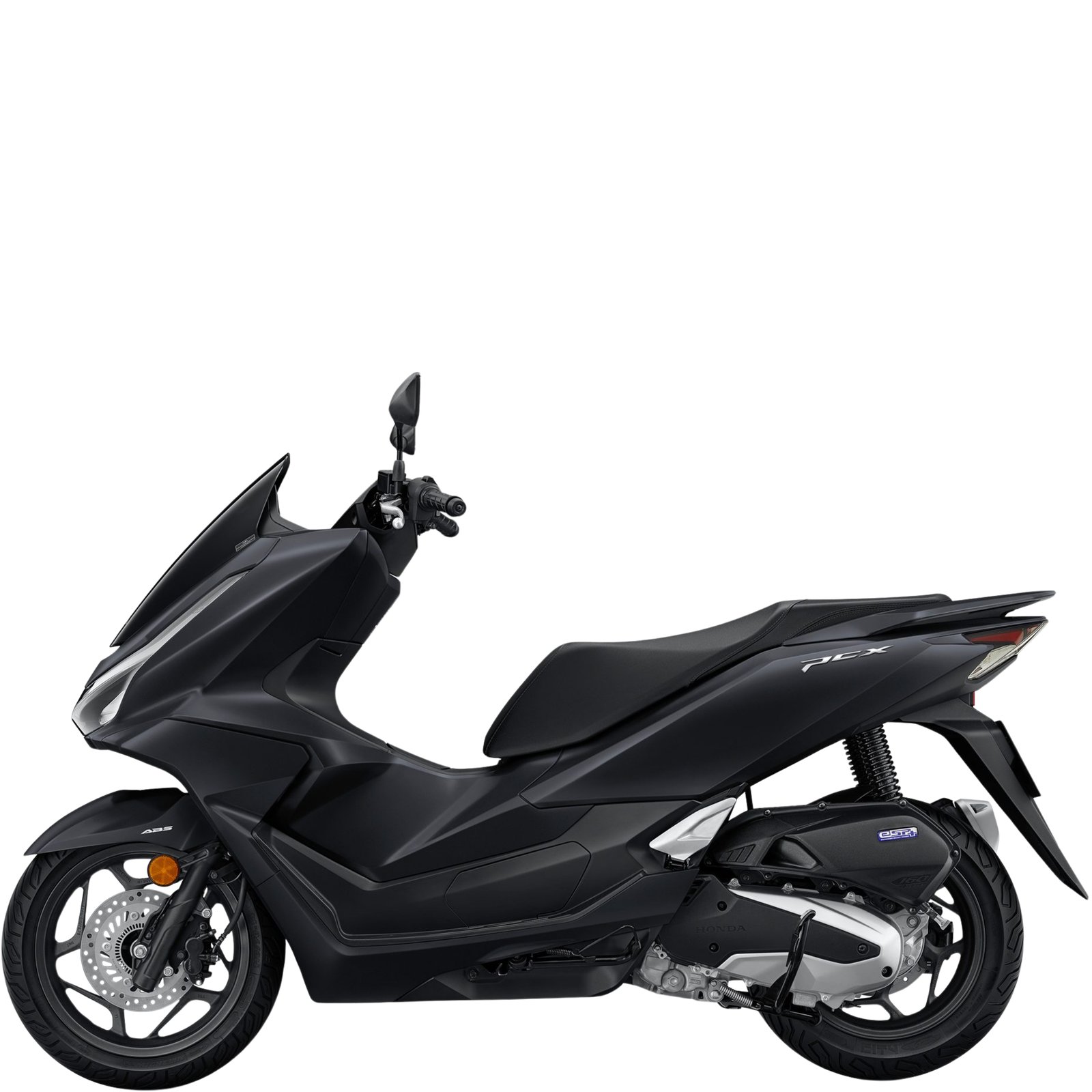 สีรถ Matt Gun Powder Black ของ Honda PCX160 รุ่น Standard ปี 2025