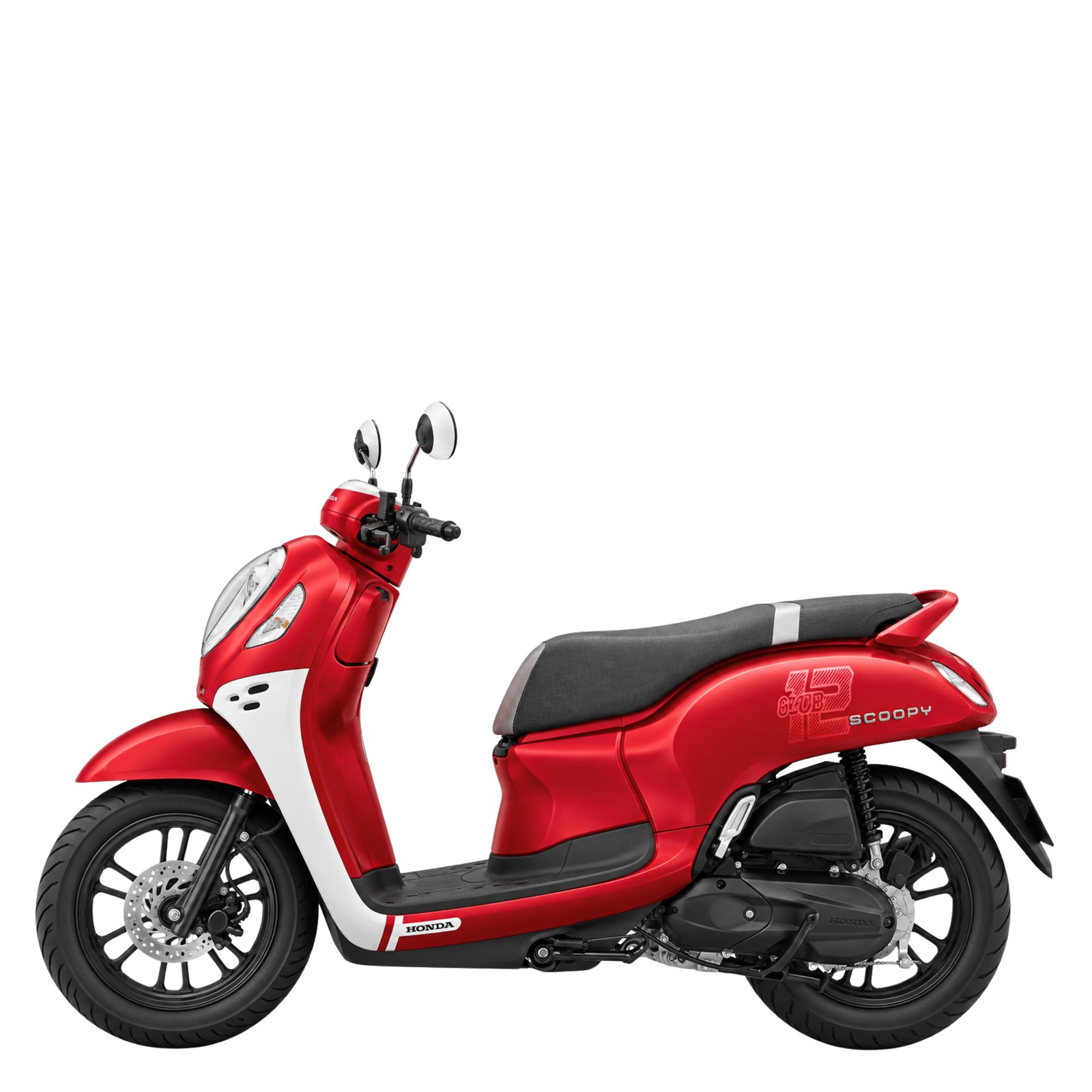 Honda Scoopy รุ่น Club 12 ปี 2020 สีแดงขาว