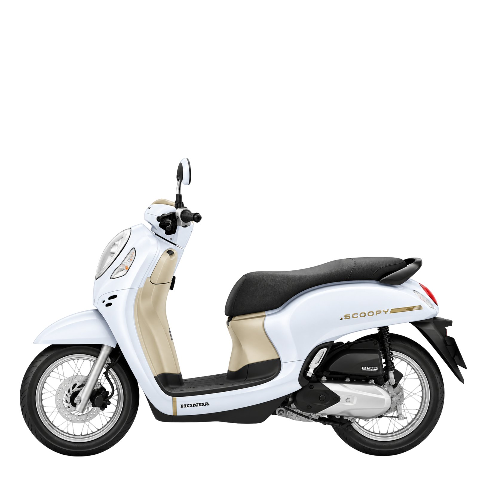 Honda Scoopy รุ่น Prestige ปี 2021 สีขาวน้ำตาล