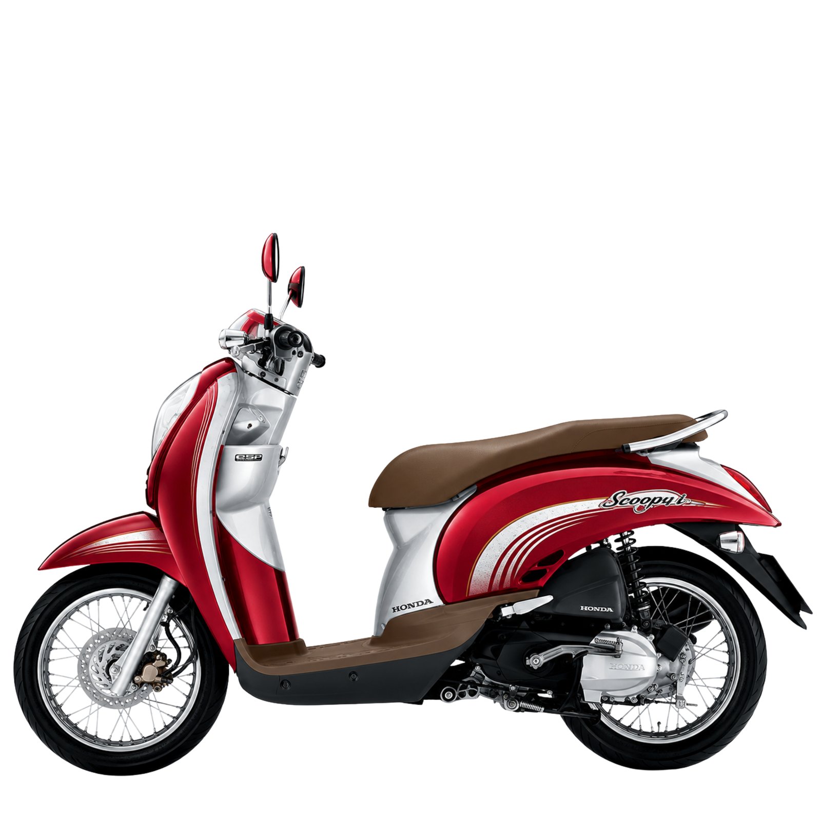Honda Scoopy i รุ่น Prestige Guy ปี 2011 สีแดงเทา