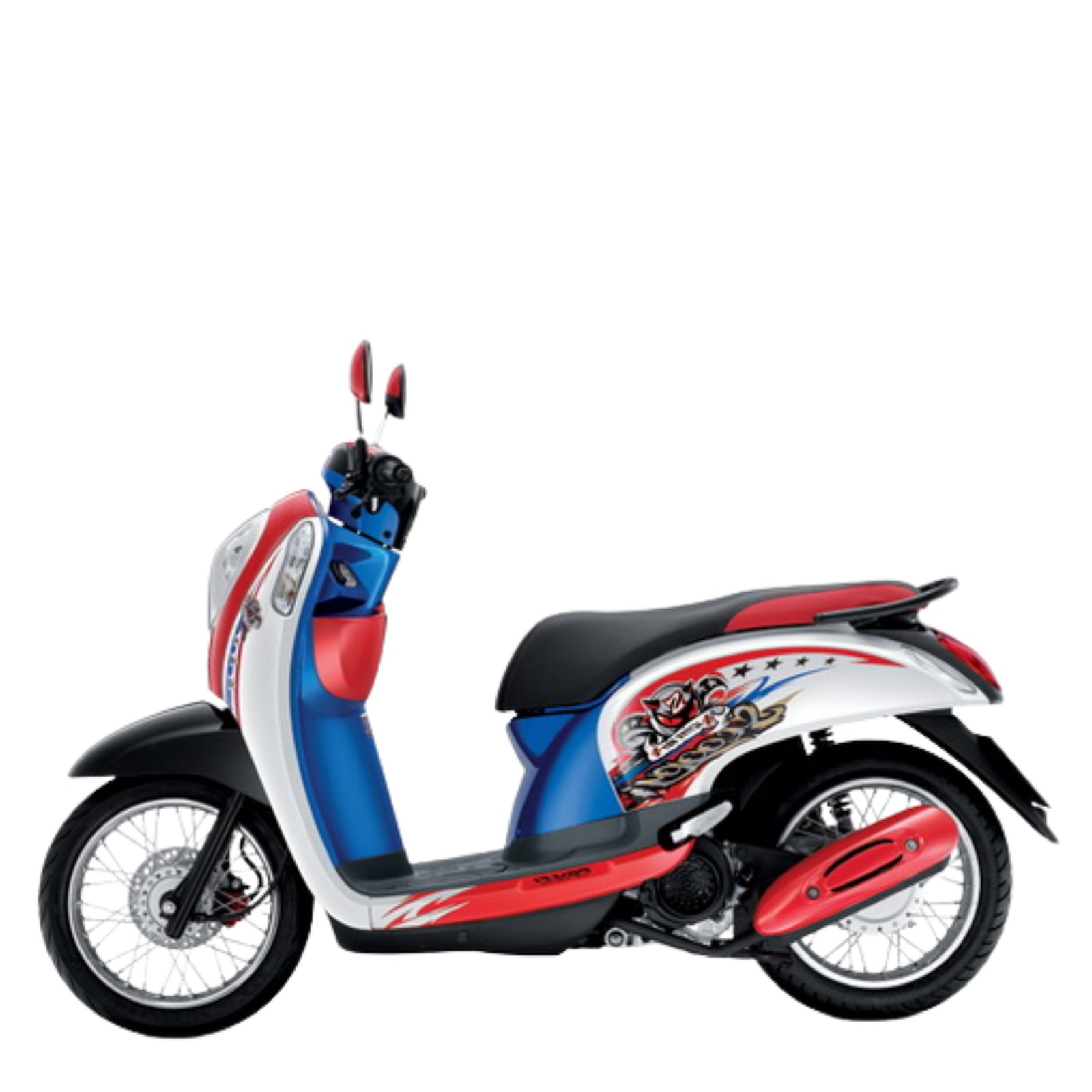 Honda-Scoopy-i-Active-Boy-ปี-2012-สีขาวแดง
