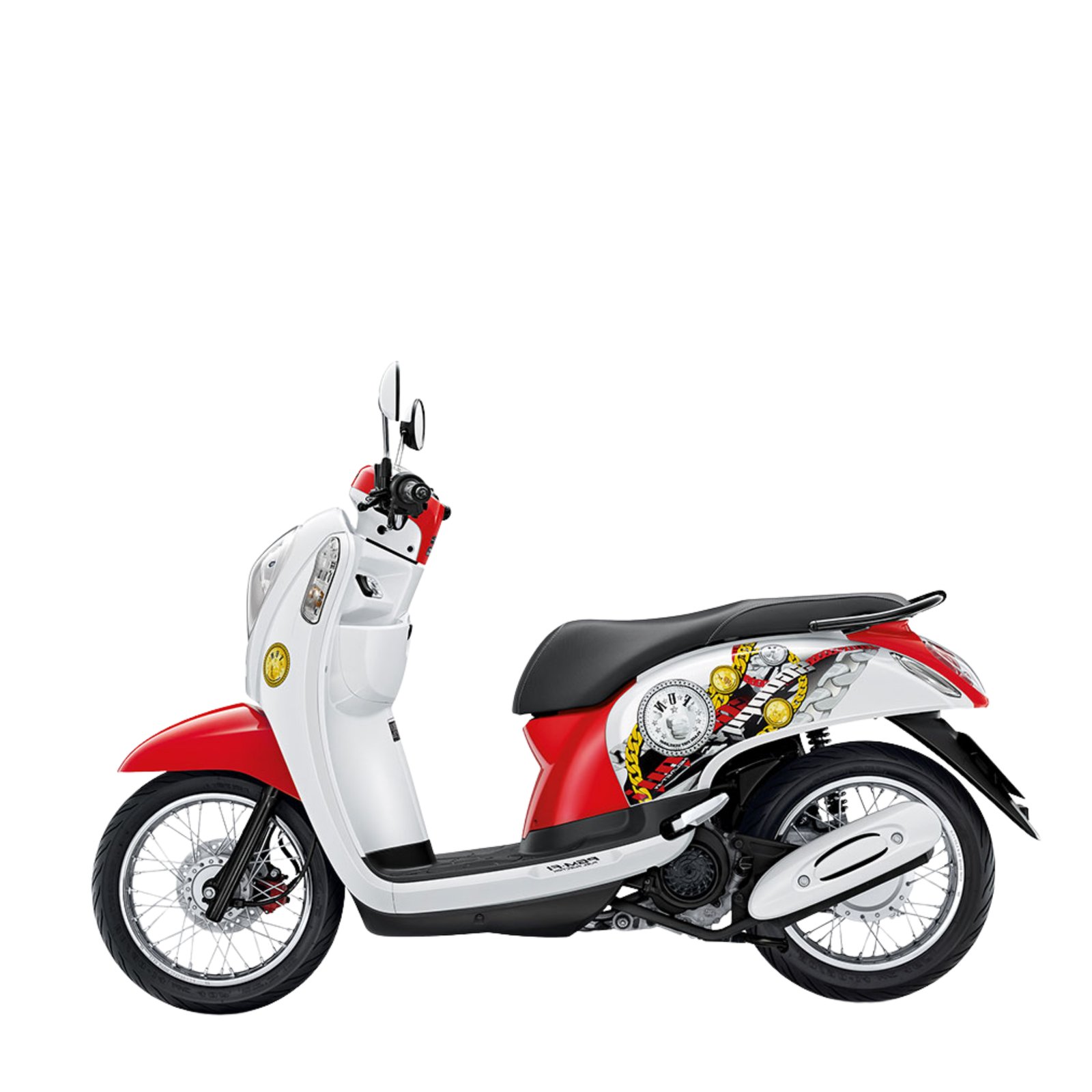 Honda Scoopy i รุ่น Active Boy ปี 2014 สีขาวแดง