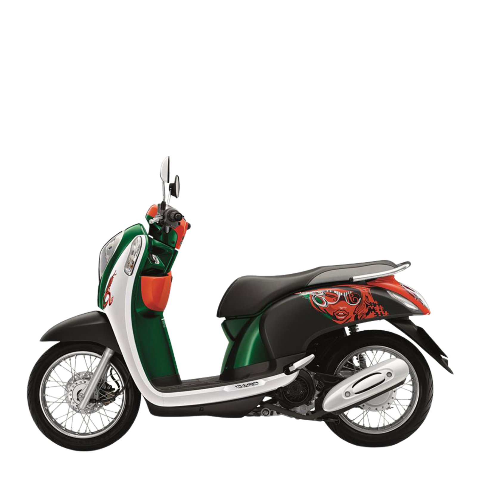 Honda-Scoopy-i-รุ่น-Urban-Team-ปี-2016-ขาวเขียว