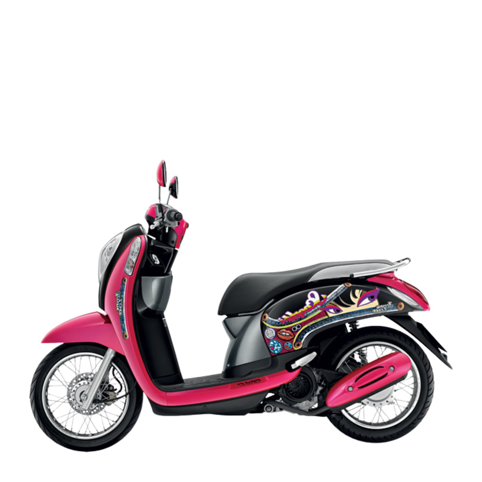 Honda Scoopy i รุ่น Vivid Me ปี 2013 สีชมพูดำ
