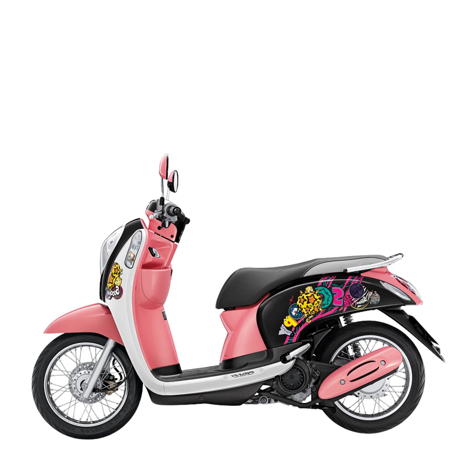 Honda Scoopy i รุ่น Vivid Me ปี 2014 ขาวชมพู