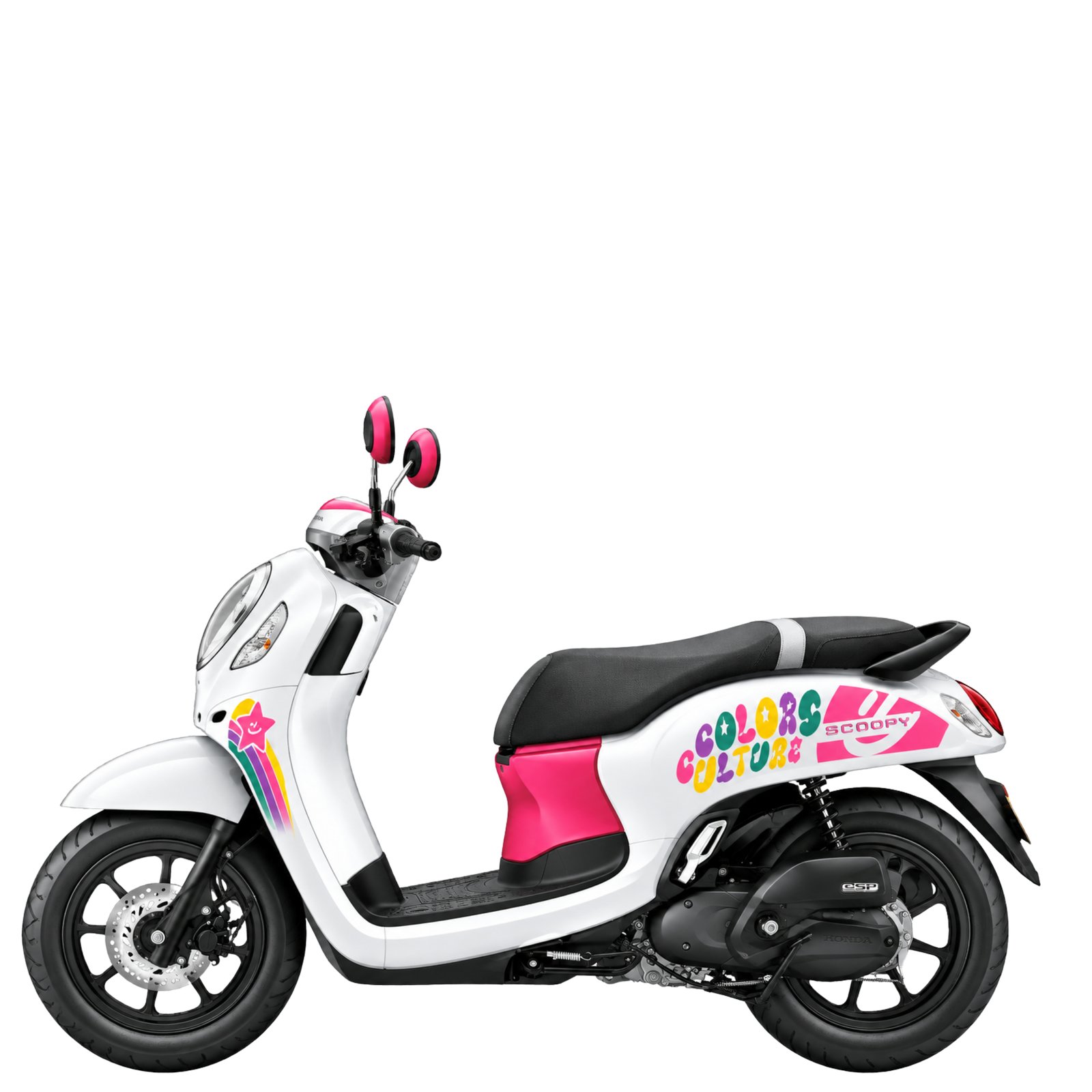 Honda Scoopy รุ่น Colors Culture Limited Edition ปี 2023 ขาวชมพู