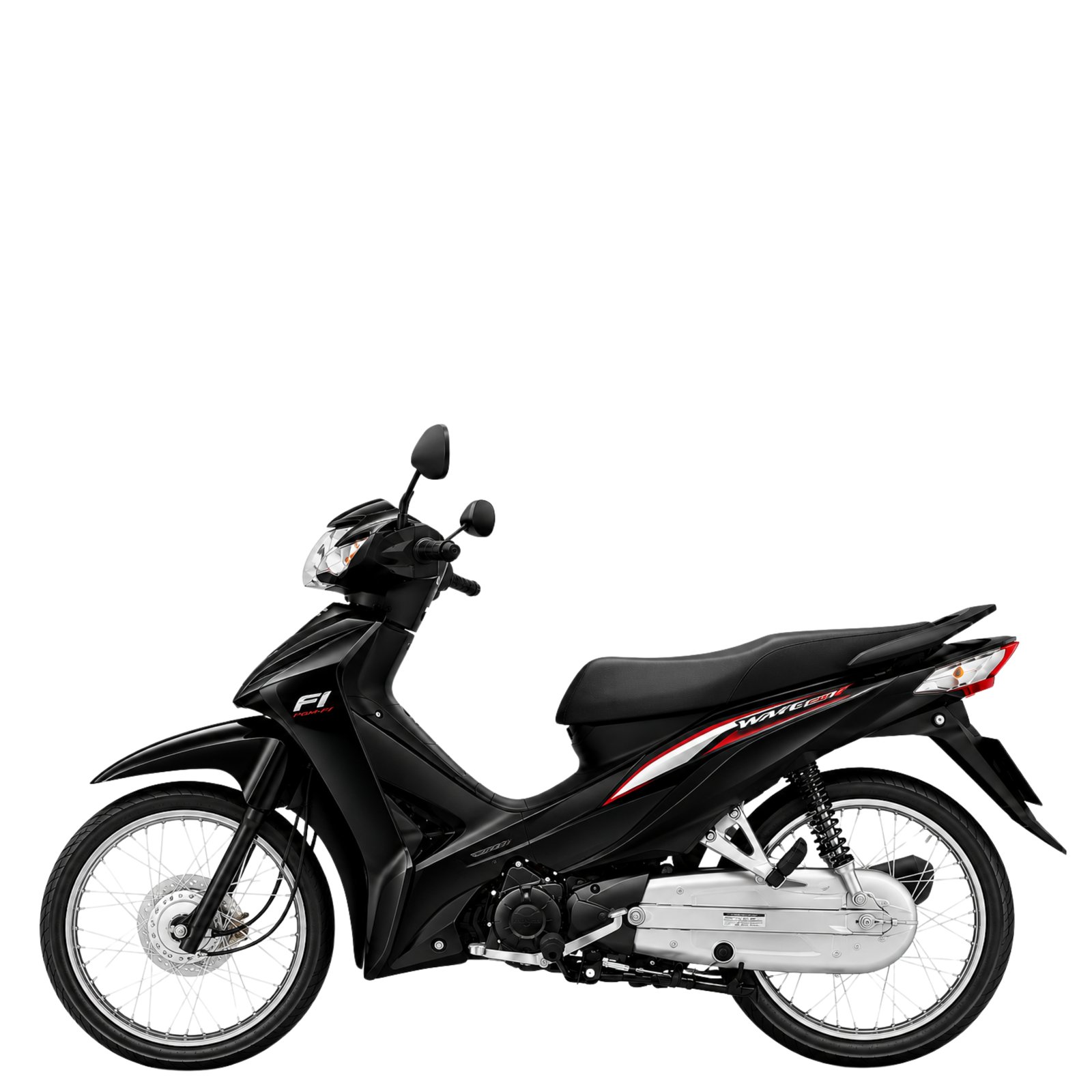 Honda-Wave-110i-2018-รุ่นดรัมเบรกหน้า-สตาร์ทเท้า-ล้อซี่ลวด-สีดำ