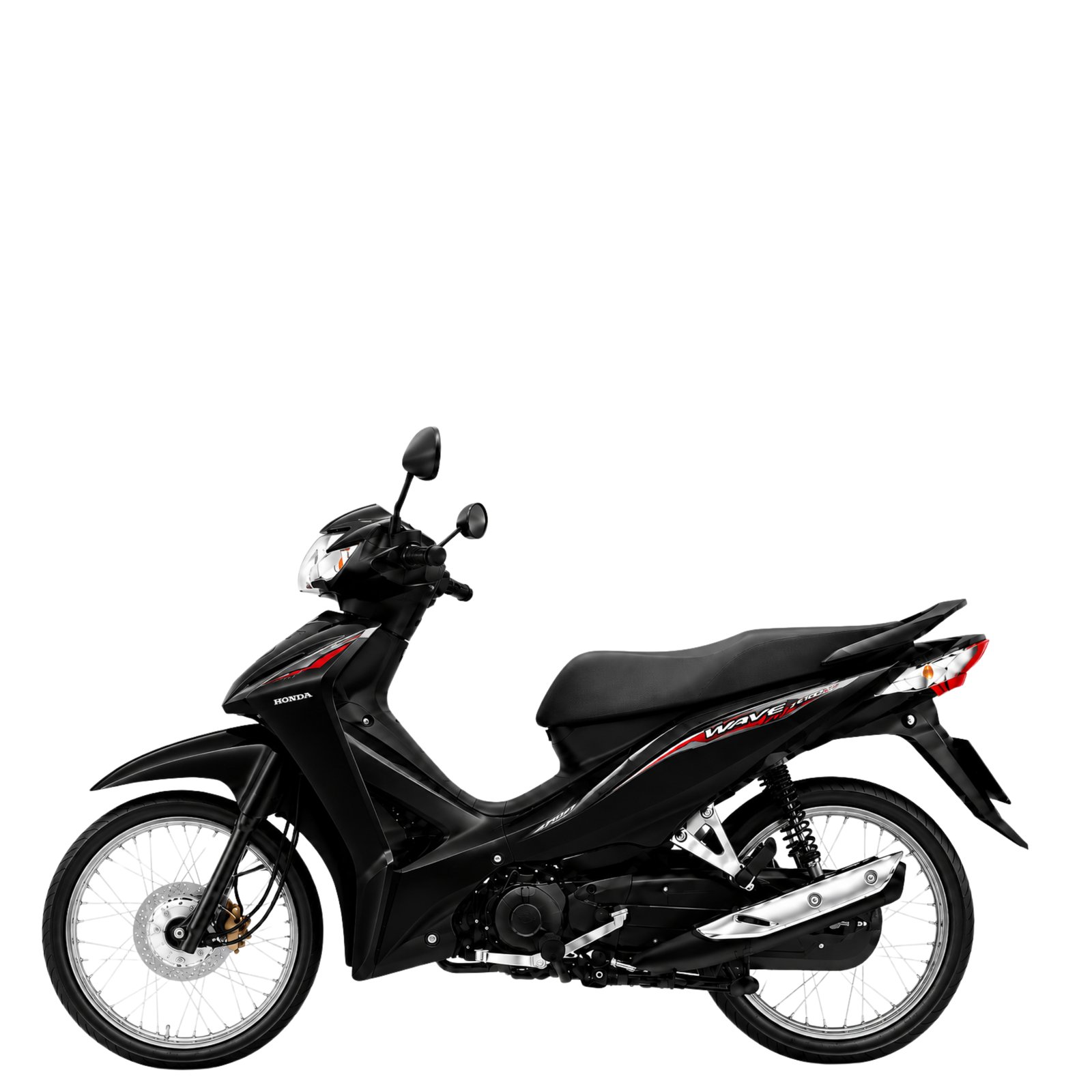 Honda-Wave-110i-2019-รุ่นสตาร์ทเท้า-ดรัมเบรกหน้า-ล้อซี่ลวด-สีดำ