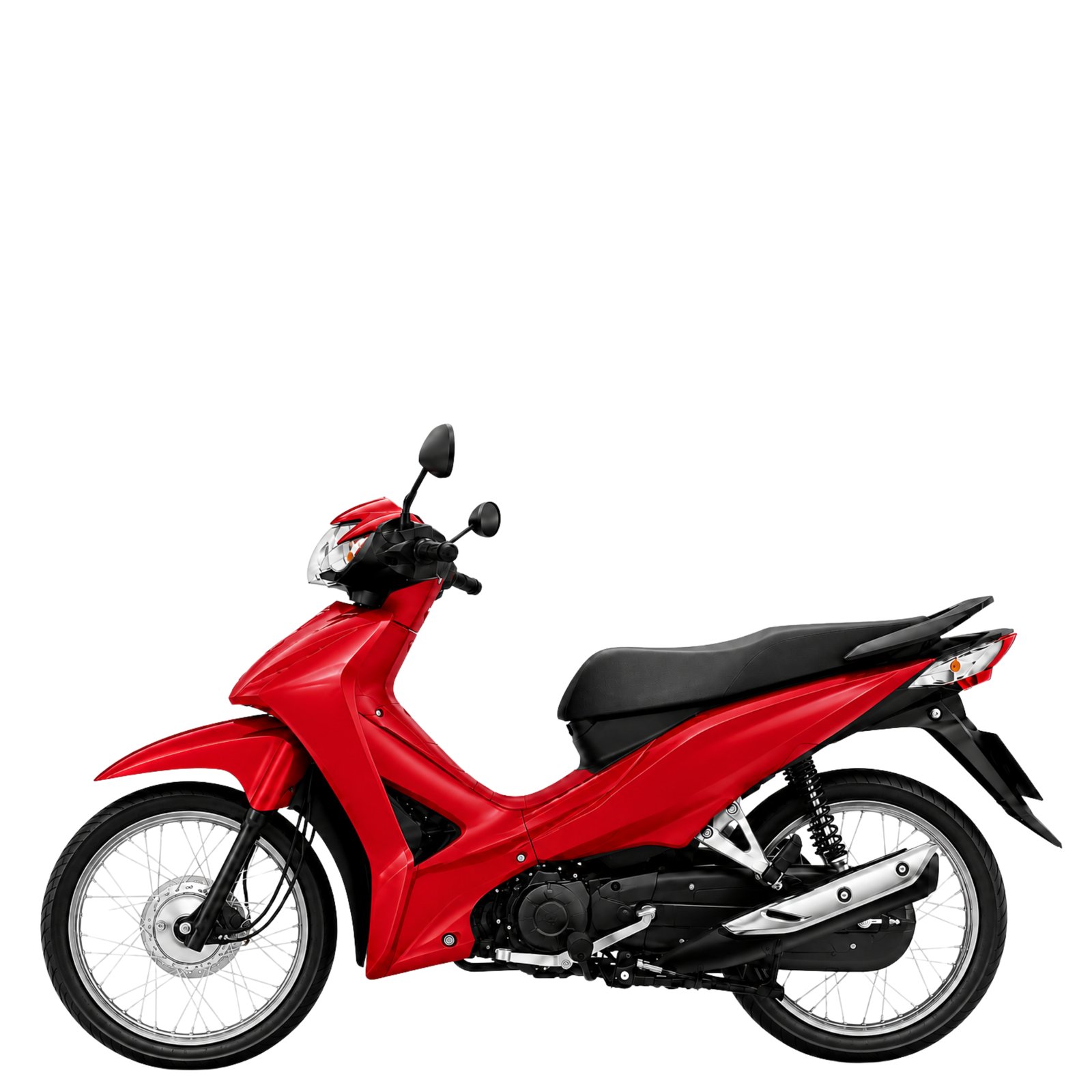Honda-Wave-110i-2019-รุ่นสตาร์ทเท้า-ดรัมเบรกหน้า-ล้อซี่ลวด-สีแดง-ดำ