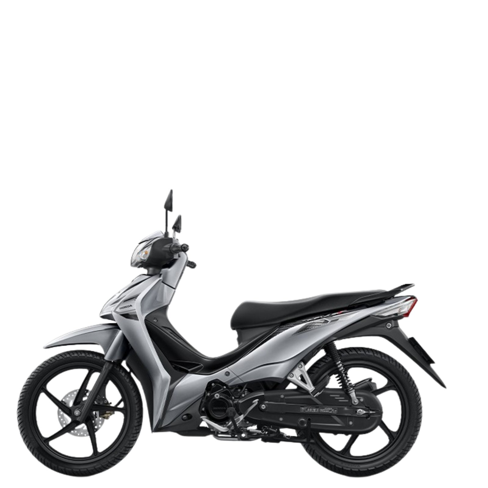 Honda-Wave-110i-2024-รุ่นสตาร์ทมือ-ดิสก์เบรกหน้า-ล้อแม็ก-สีเทา-ดำ