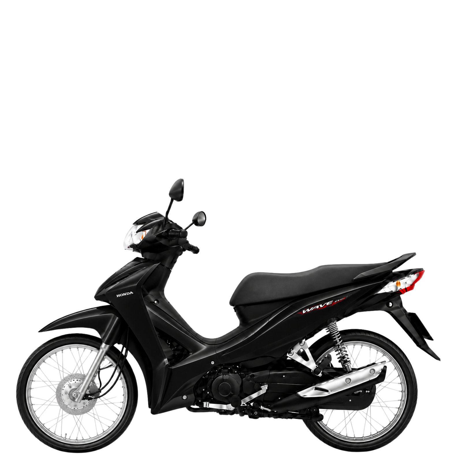 Honda-Wave-110i-2024-รุ่นสตาร์ทเท้า-ดรัมเบรก-ล้อซี่ลวด-สีดำ