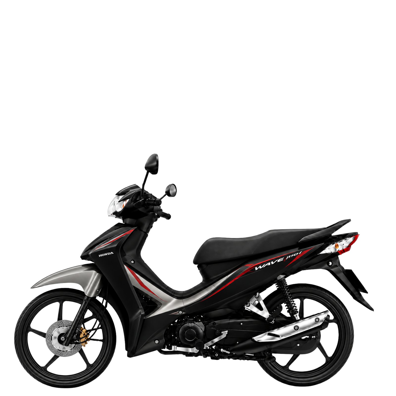 Honda-Wave-110i-ปี-2019-รุ่นสตาร์ทมือ-ดิสก์เบรกหน้า-ล้อแม็ก-สีดำ-เทา