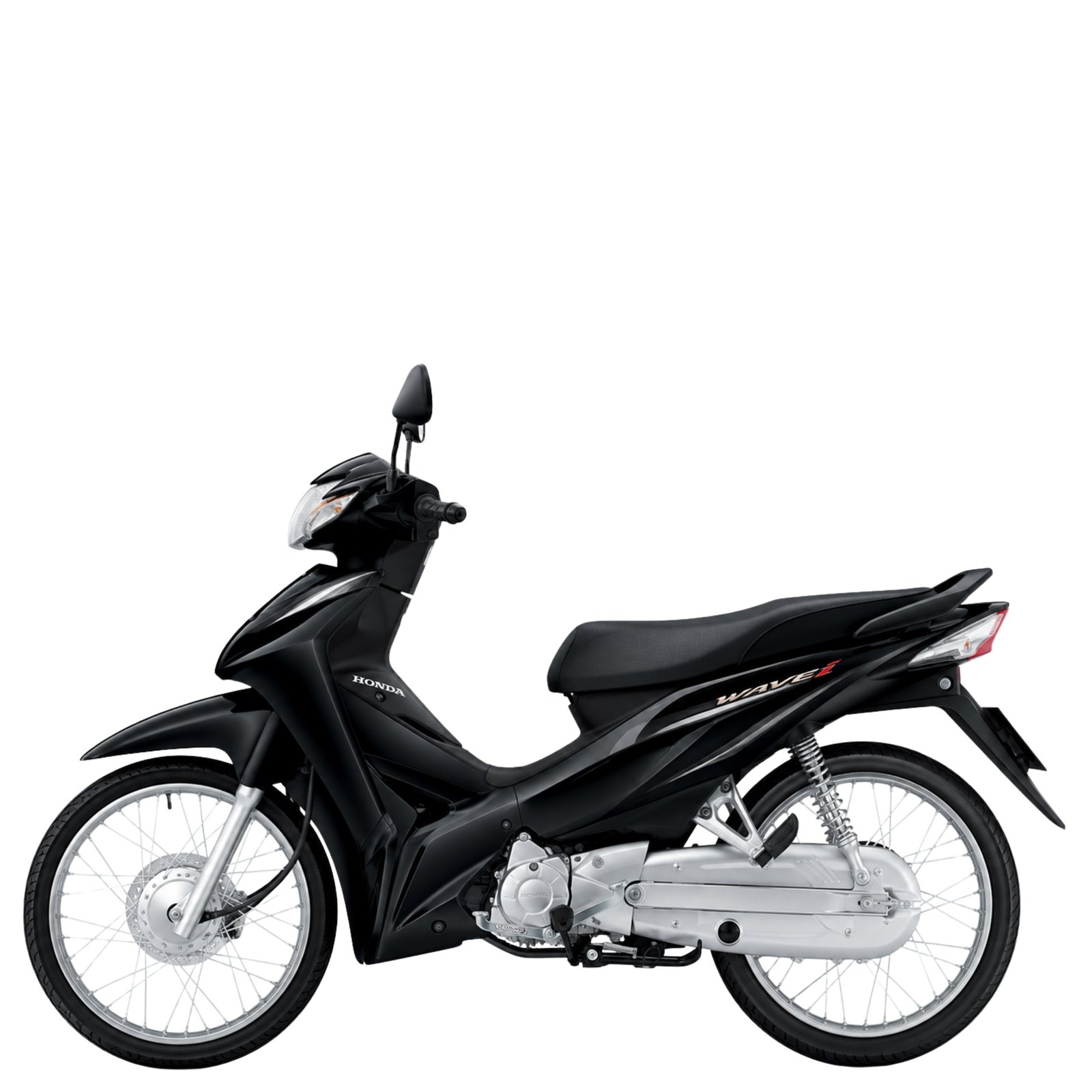 Honda Wave 110i รุ่นดรัมเบรกหน้า สตาร์ทเท้า ปี 2012 สีดำเทา