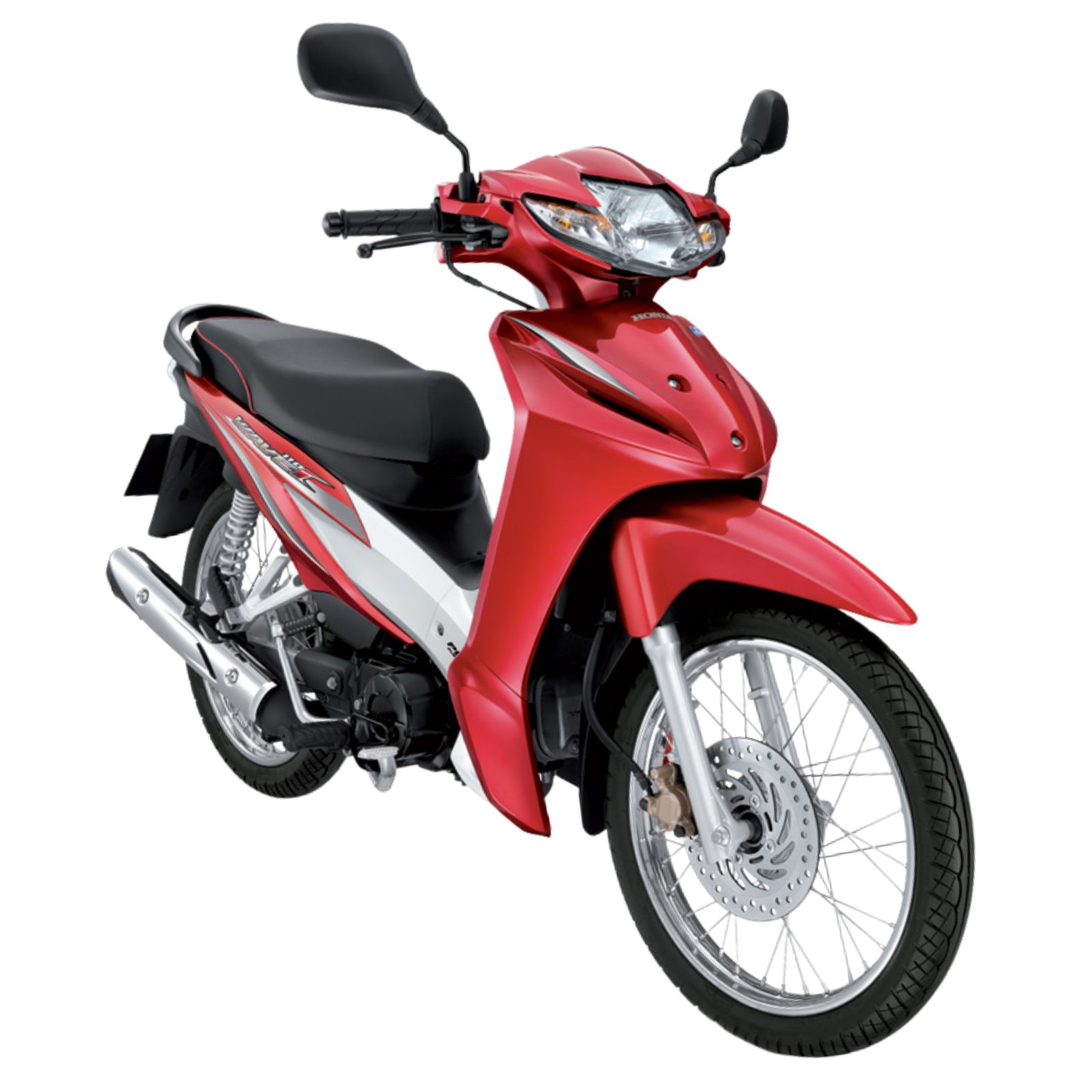 มอเตอร์ไซค์ Honda Wave 110i รุ่นดิสก์เบรกหน้า สตาร์ทมือและเท้า ปี 2012