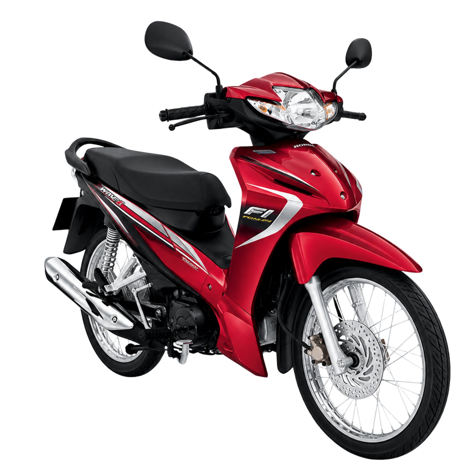 รถมอเตอร์ไซค์ Honda Wave 110i รุ่นดิสก์เบรกหน้า สตาร์ทเท้า/มือ ปี 2014
