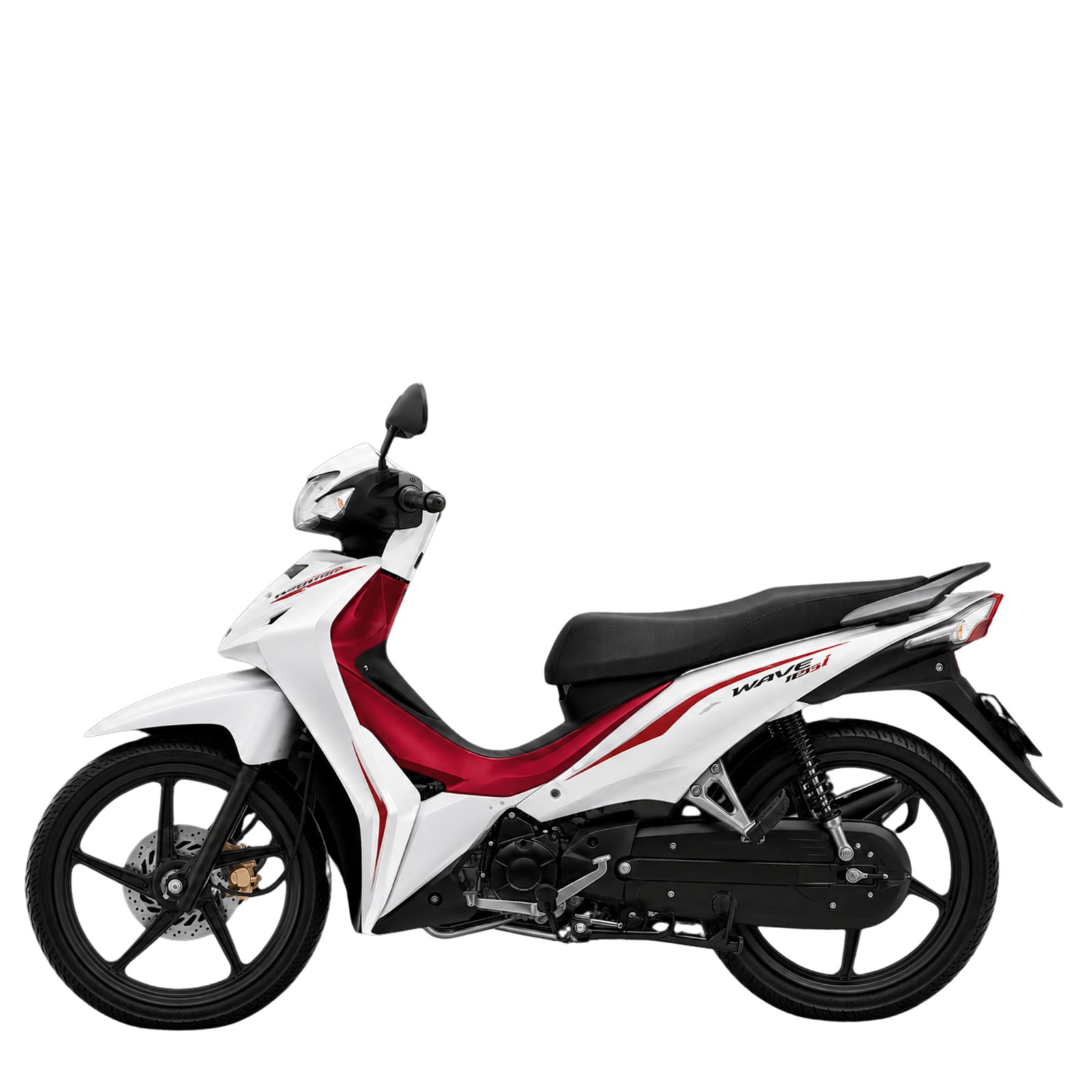 Honda Wave 110i รุ่นล้อแม็ก ปี 2020 สีขาวแดง