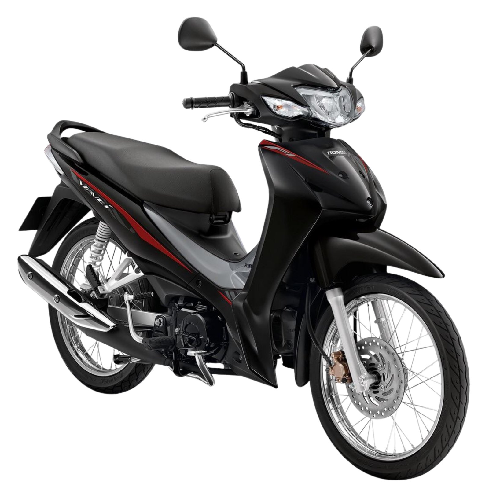Honda Wave 110i ปี 2021 ล้อซี่ลวด รุ่นสตาร์ทมือ เท้า
