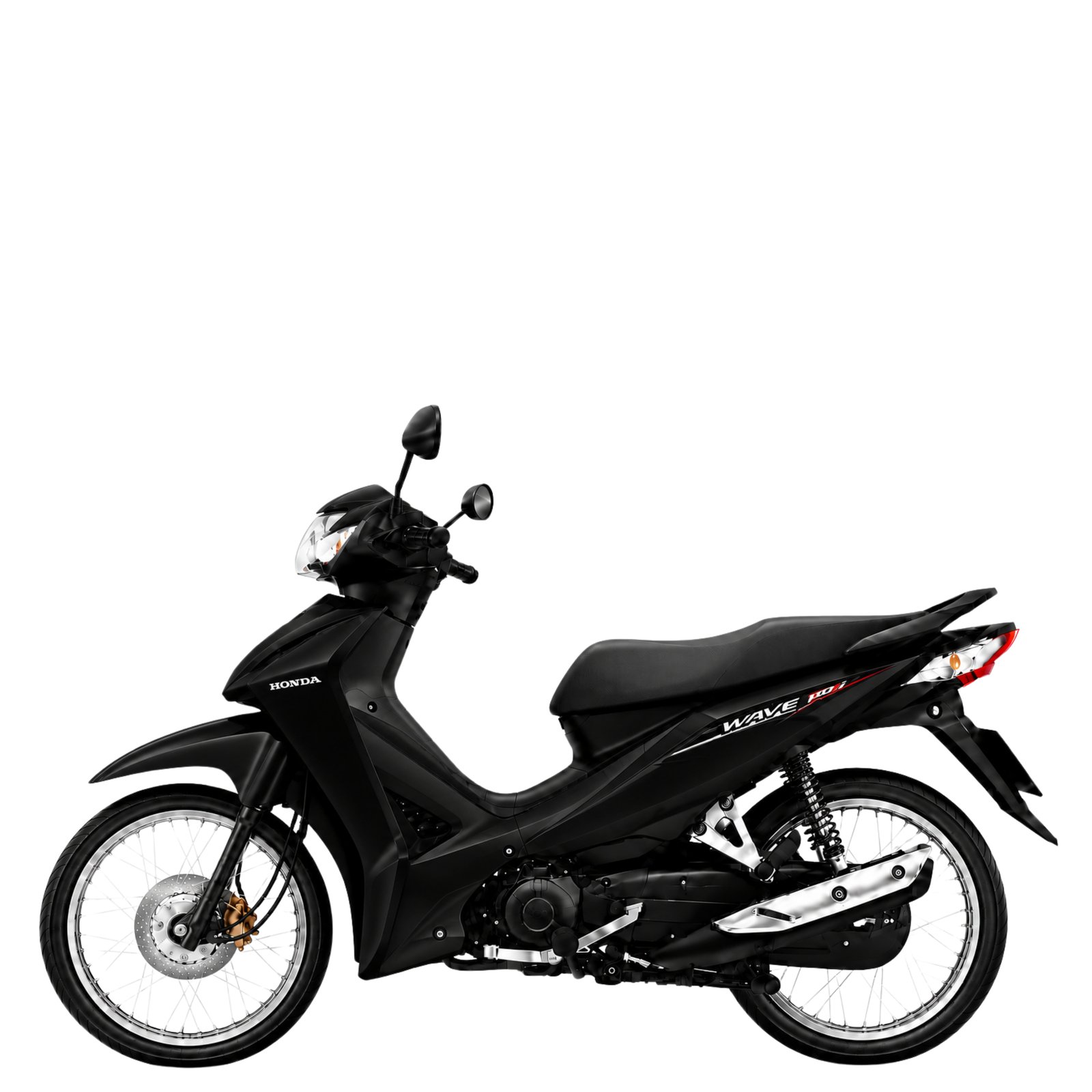 Honda Wave 110i รุ่นสตาร์ทเท้า ล้อซี่ลวด ปี 2025 สีดำ