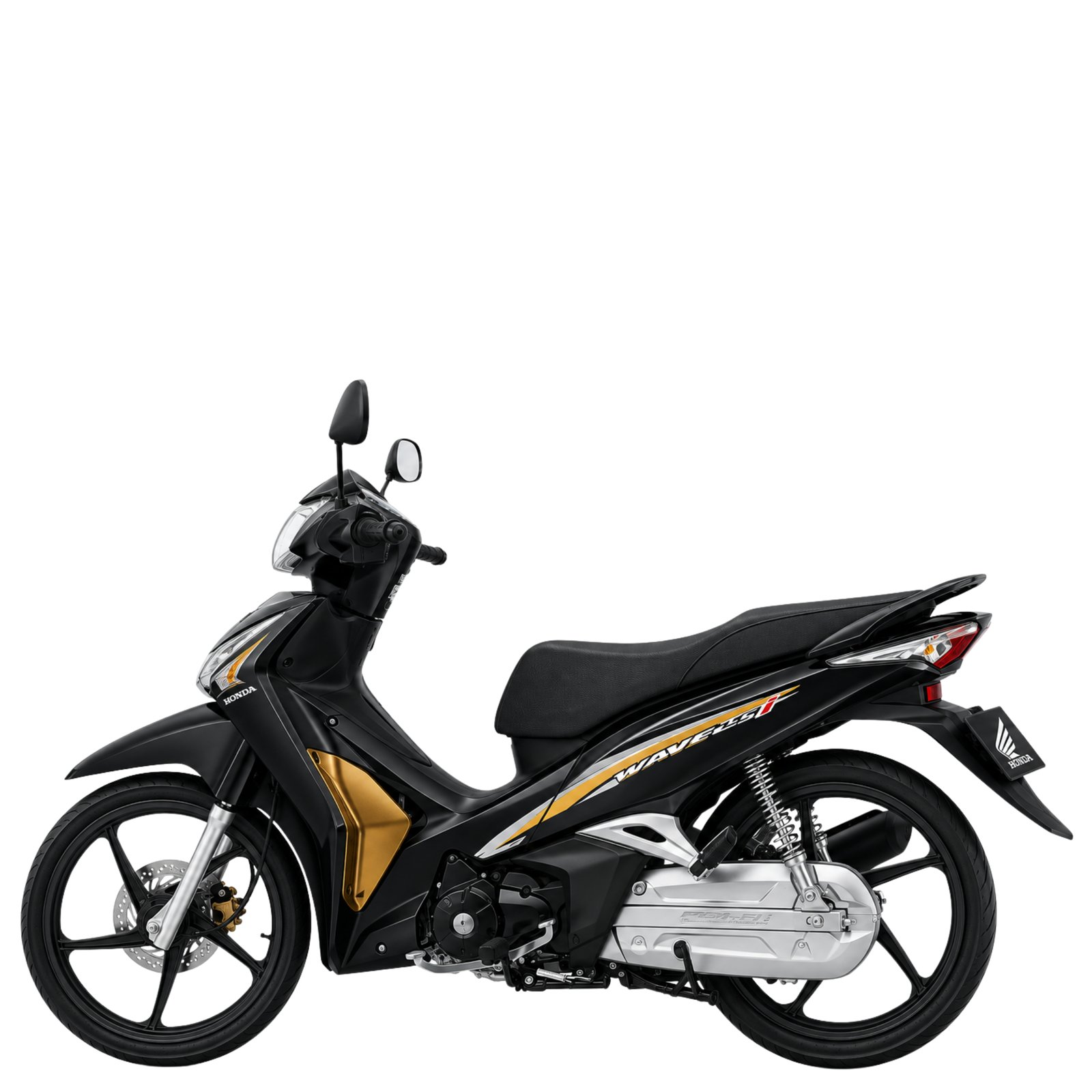 Honda Wave 125i รุ่นสตาร์ทมือ ล้อแม็ก ปี 2015 สีดำ