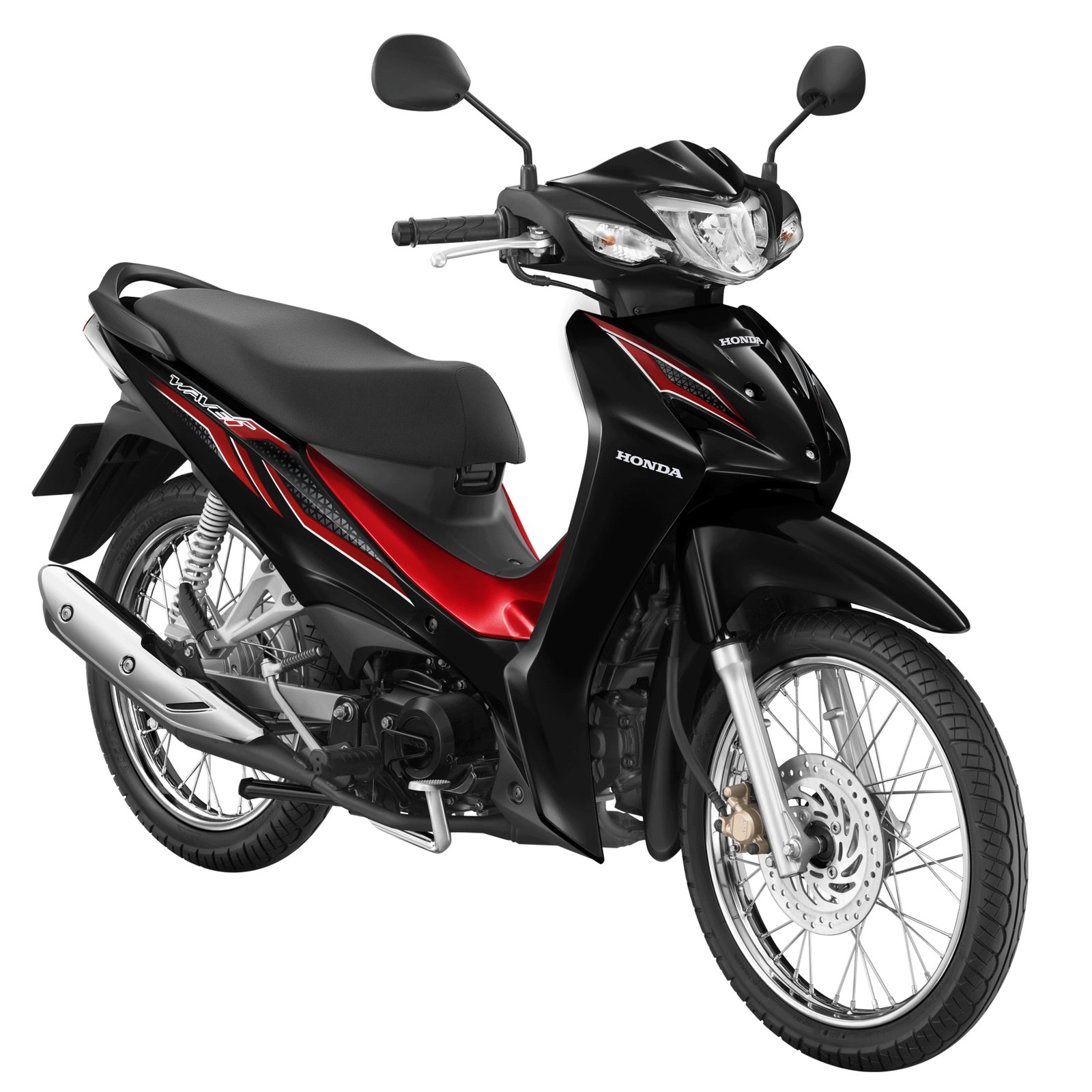 Wave 110i รุ่นสตาร์ทมือเท้า ดิสก์เบรกหน้า ล้อซี่ลวด ปี 2023