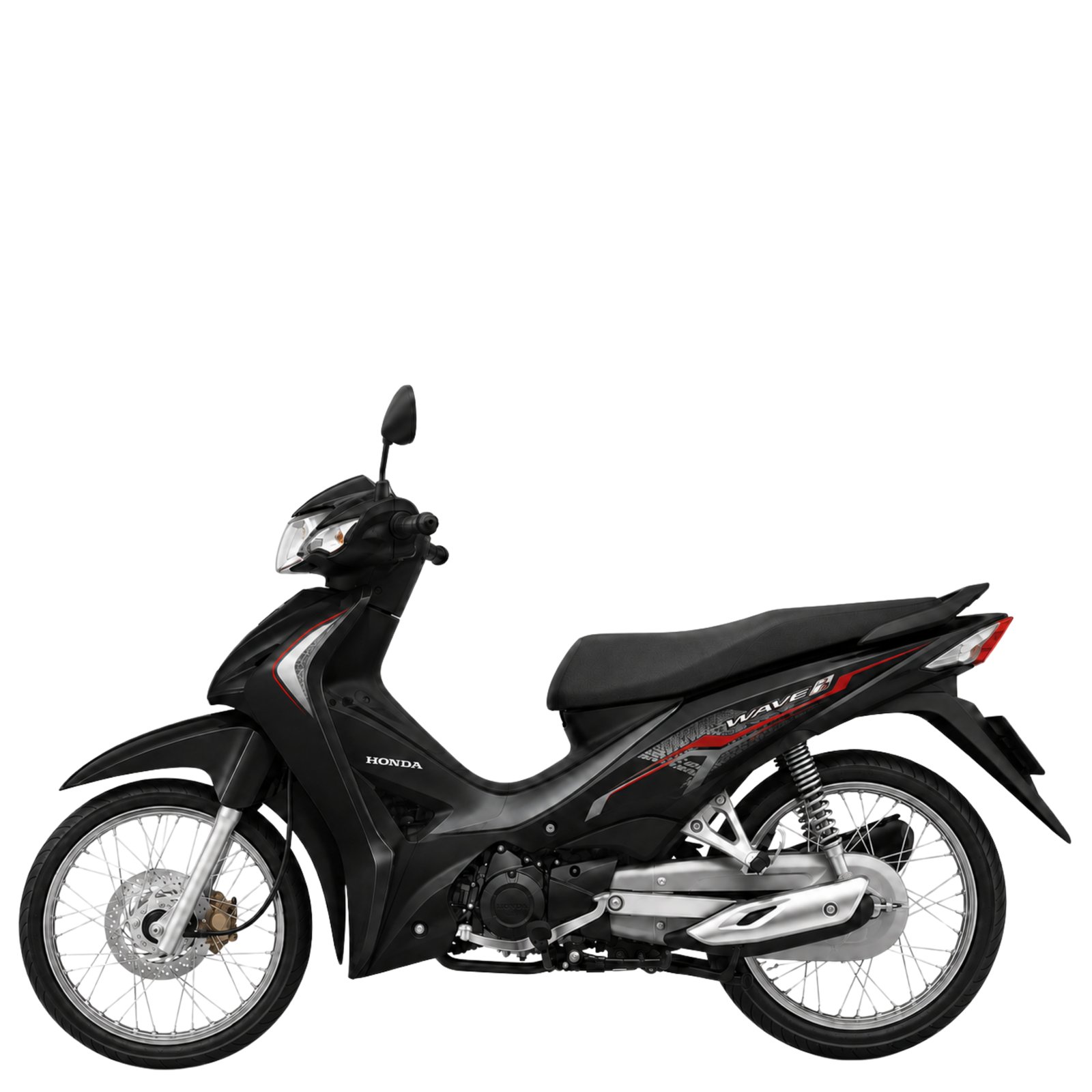 Wave110i ดิสก์เบรกหน้า ล้อซี่ลวด ปี 2022 สีดำเทา