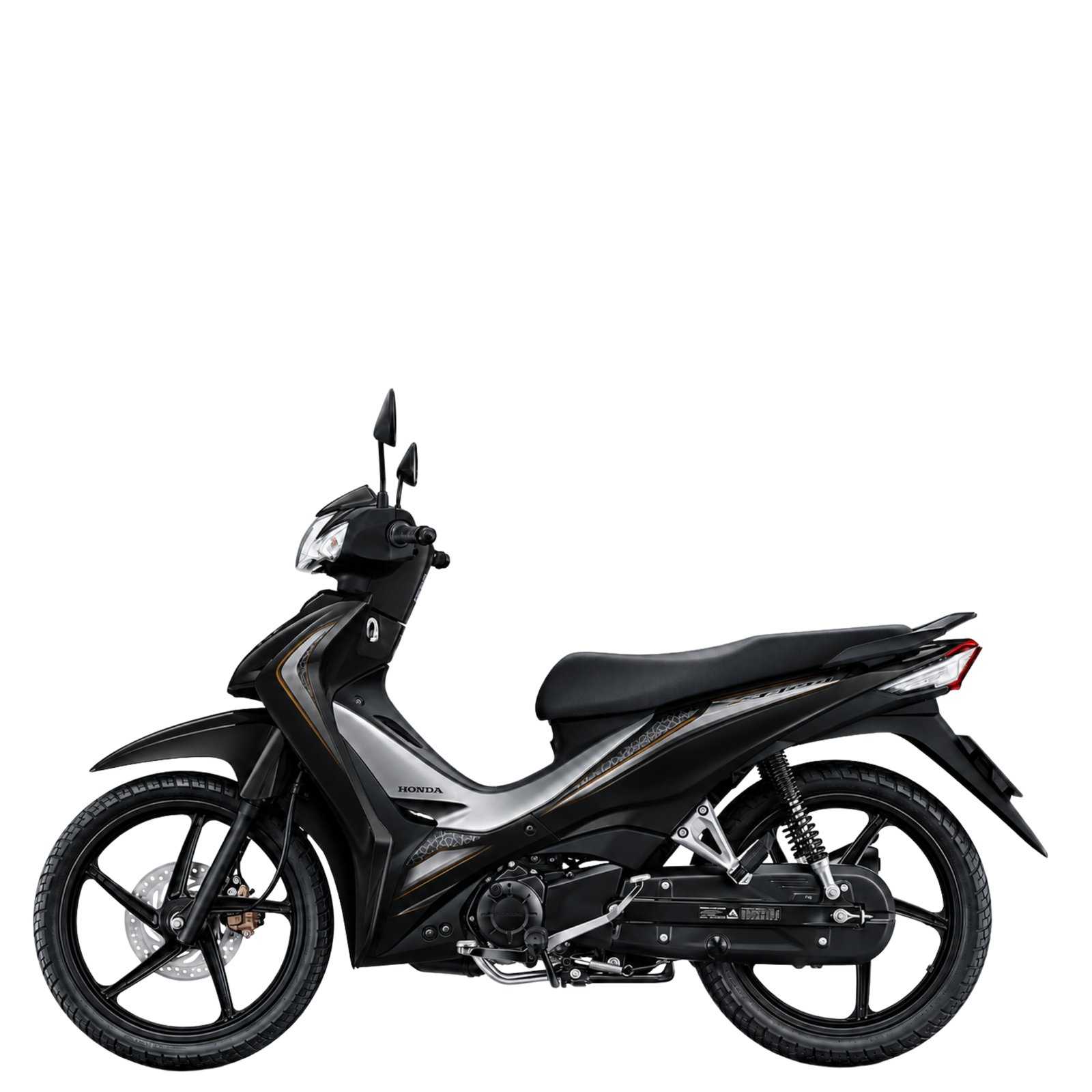 Wave 110i รุ่นสตาร์ทมือ ดิสก์เบรกหน้า ล้อแม็ก 2022 ดำเทา