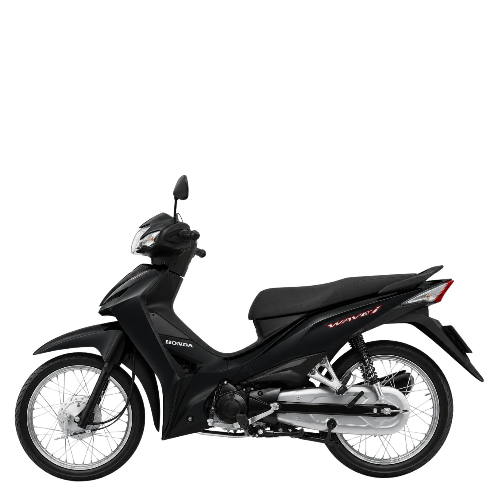 Wave 110i รุ่นสตาร์ทเท้า ดรัมเบรก ล้อซี่ลวด ปี 2021 สีดำ