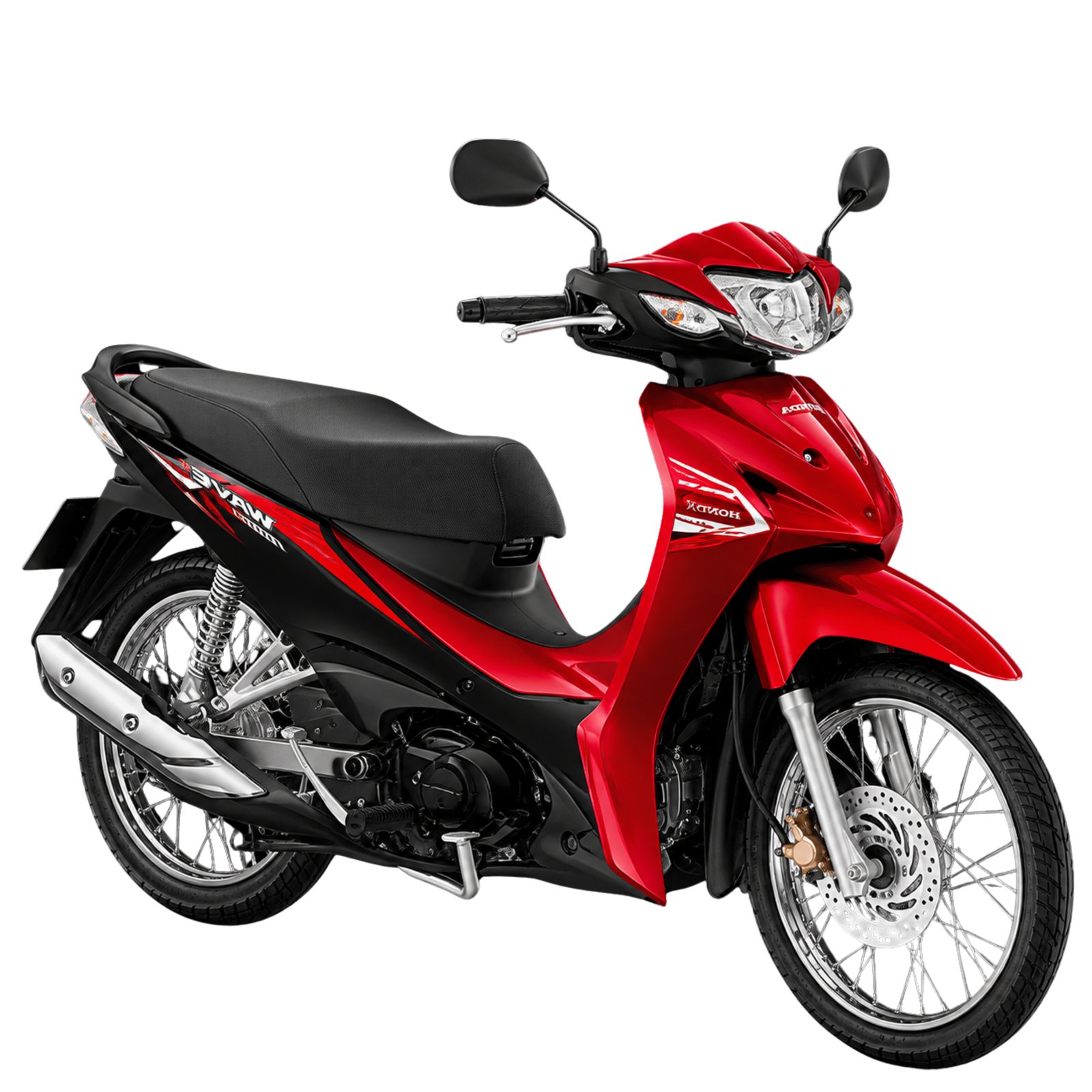 รถมอเตอร์ไซค์ Honda Wave 110i รุ่นสตาร์มือและเท้า ล้อซี่ลวด ปี 2025