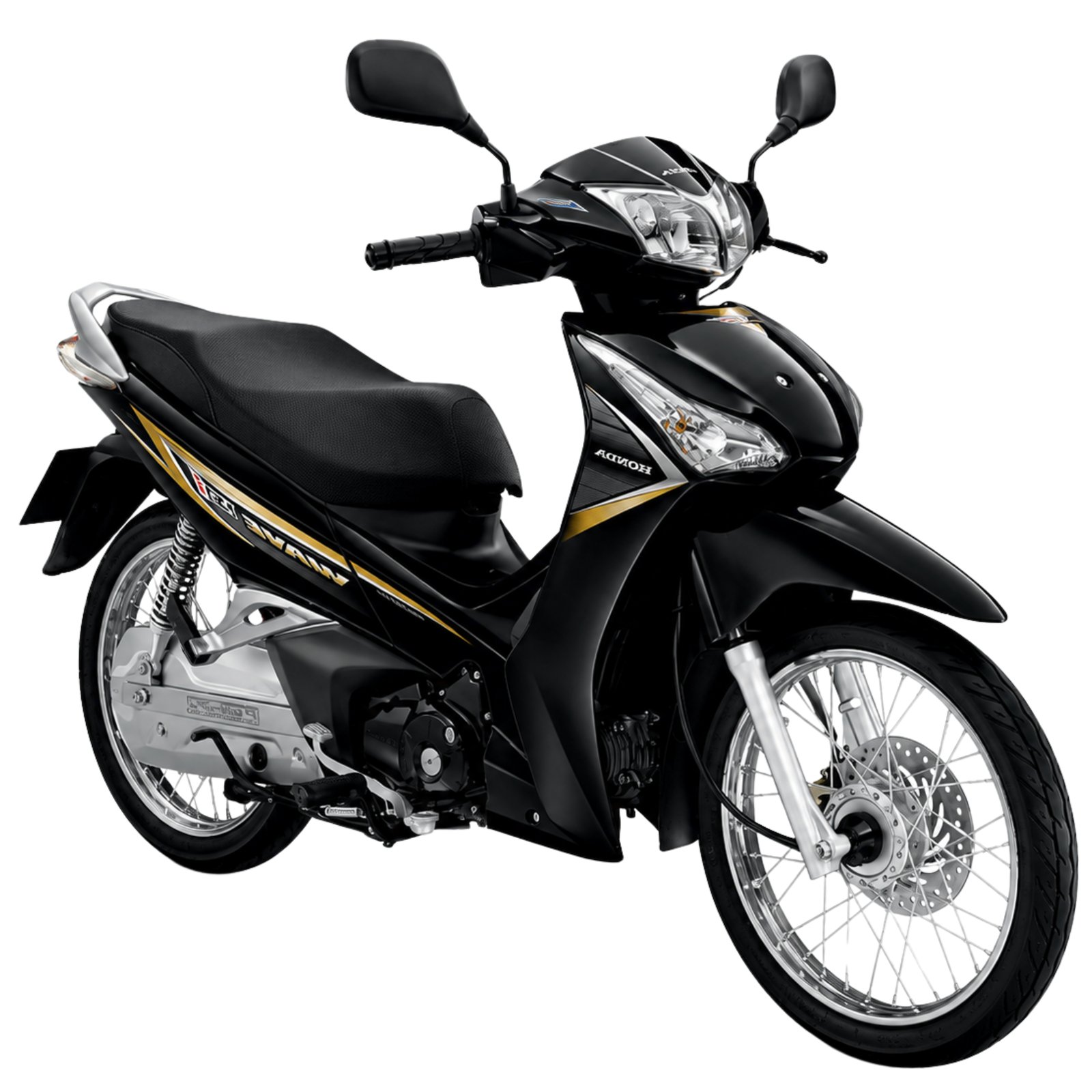รถมอเตอร์ไซค์ Honda Wave 125i รุ่นสตาร์ทมือ ล้อซี่ลวด ปี 2014