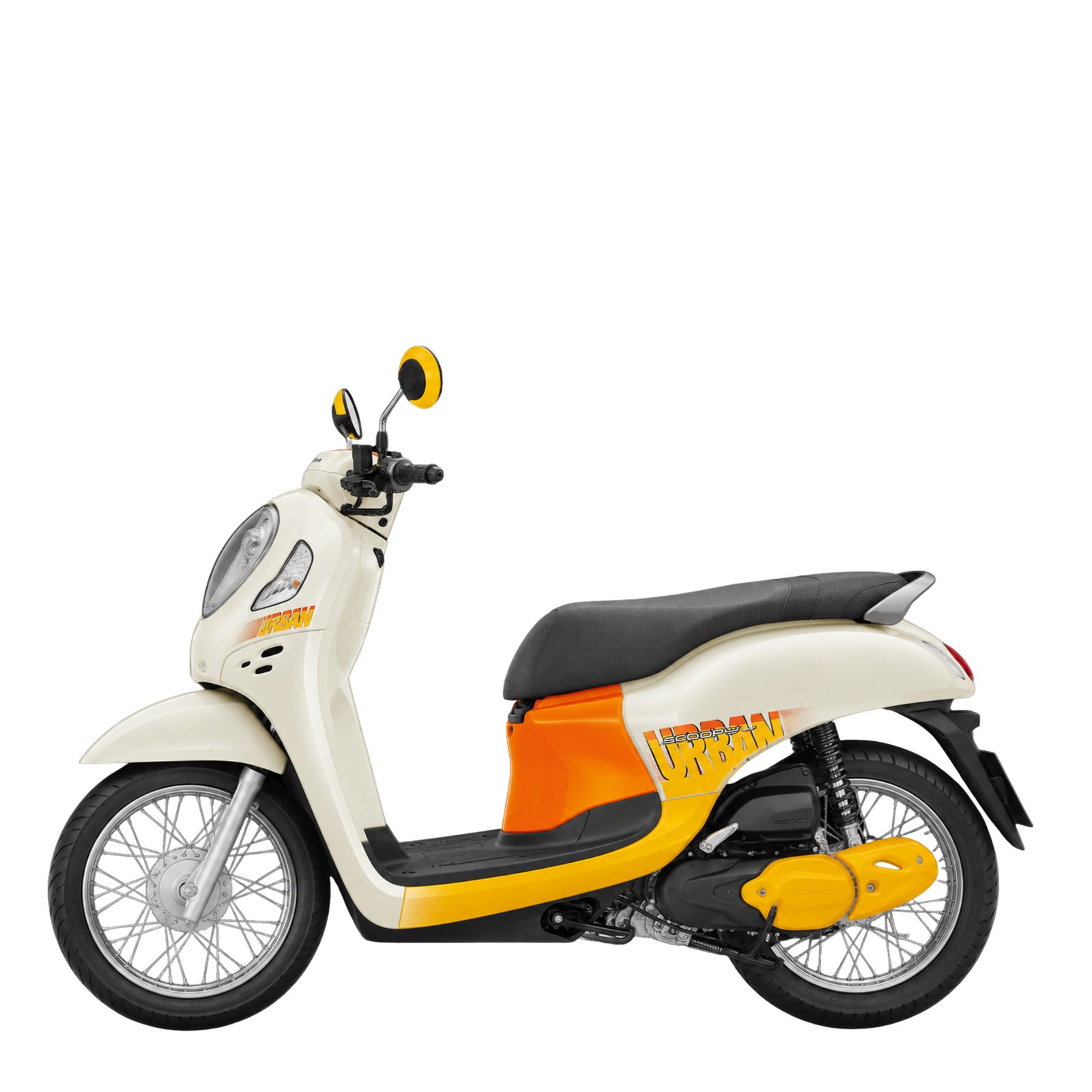 Honda Scoopy รุ่น Urban ปี 2020 ขาวเหลือง