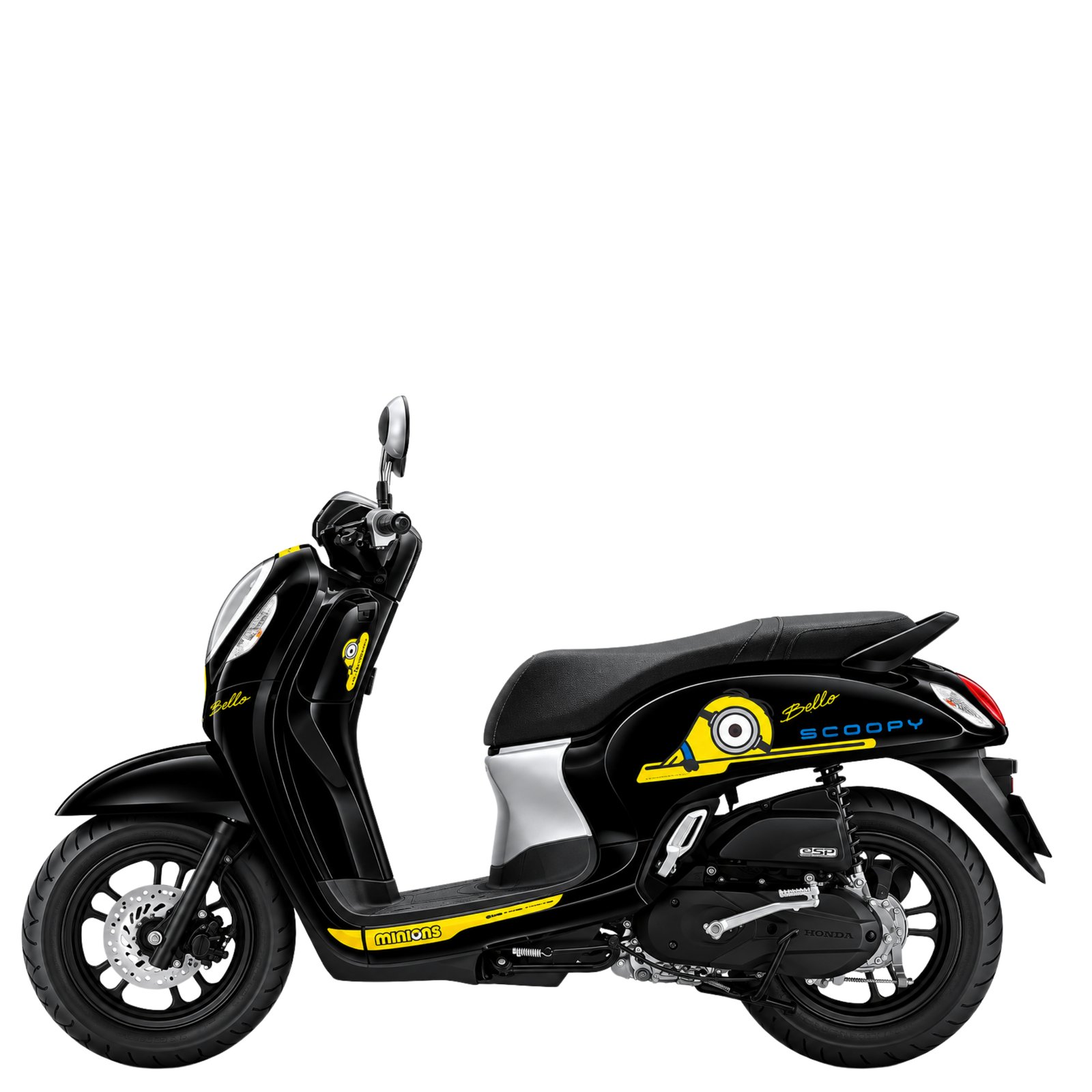 Honda Scoopy รุ่น Minions Limited Edition ปี 2023 ดำเทา