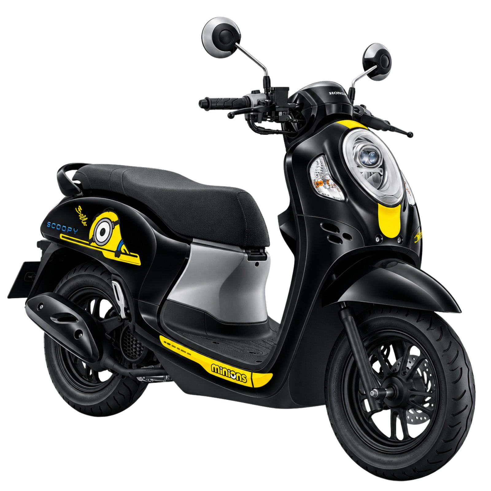 รถมอเตอร์ไซค์ Honda Scoopy รุ่น Minions Limited Edition ปี 2023
