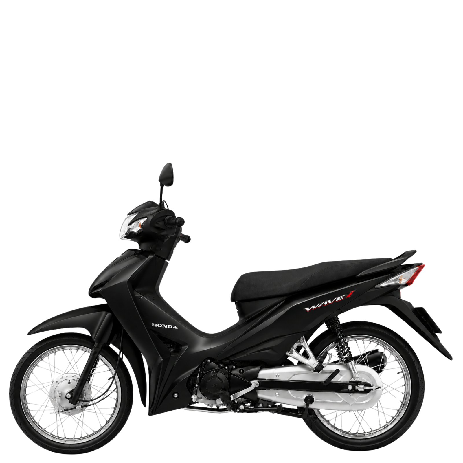 Wave 110i รุ่นสตาร์ทเท้า ดรัมเบรก ล้อซี่ลวด ปี 2023 สีดำ