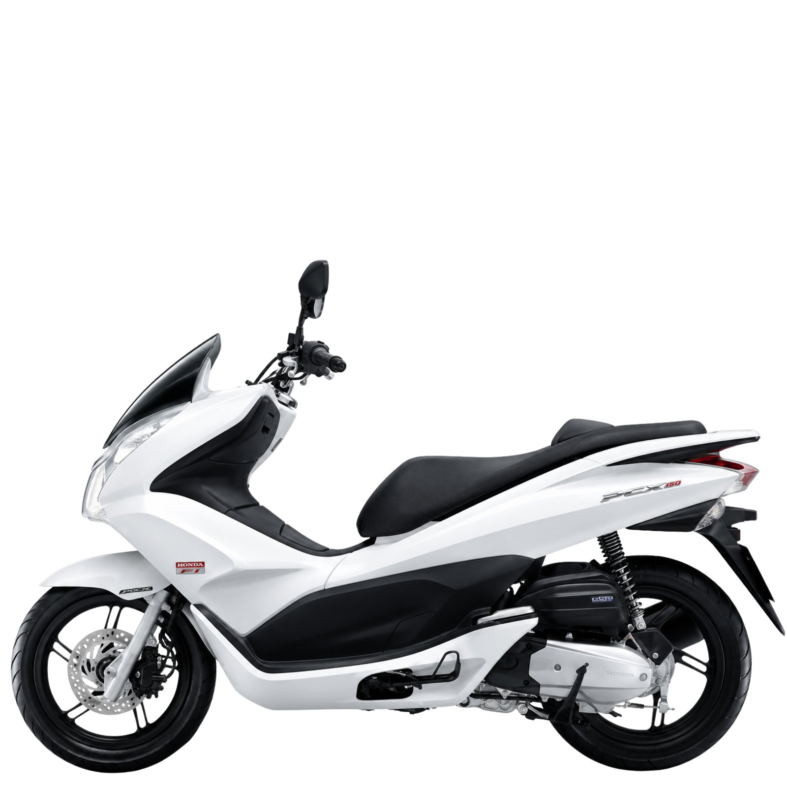 สีรถ Honda PCX 150 ปี 2013 สีขาว-ดำ