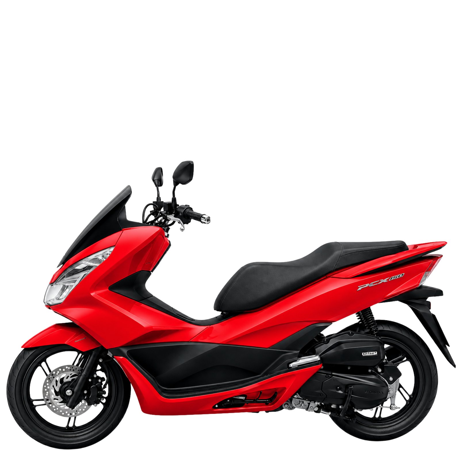 สีรถ Honda PCX 150 ปี 2016 สีแดง-ดำ