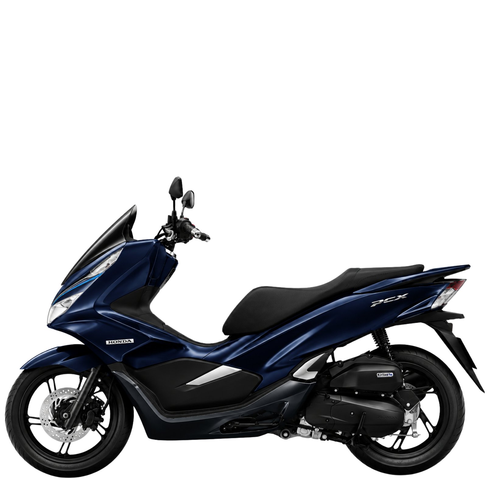 สีรถ Honda PCX 150 ปี 2018 รุ่น Hybrid สีน้ำเงิน-ดำ