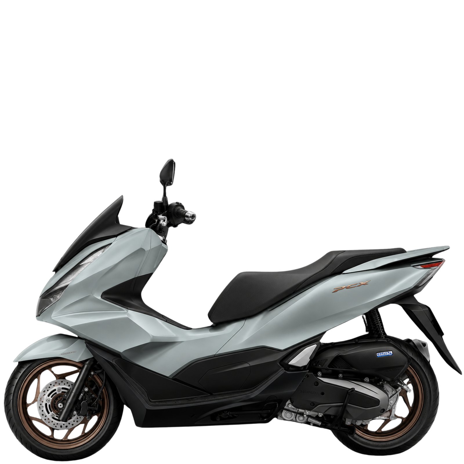 สีรถ Honda PCX 160 ปี 2023 รุ่น ABS สี เทา-ดำ