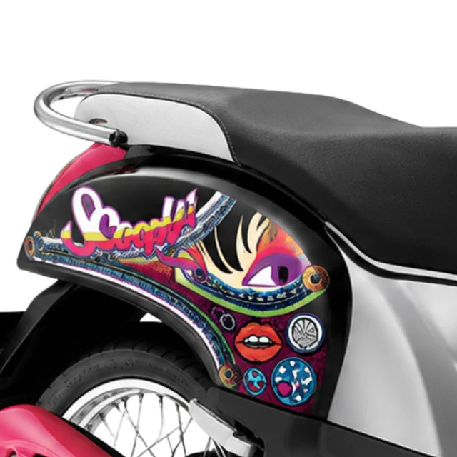 Body Graphic ของ Honda Scoopy i รุ่น Vivid Me ปี 2013